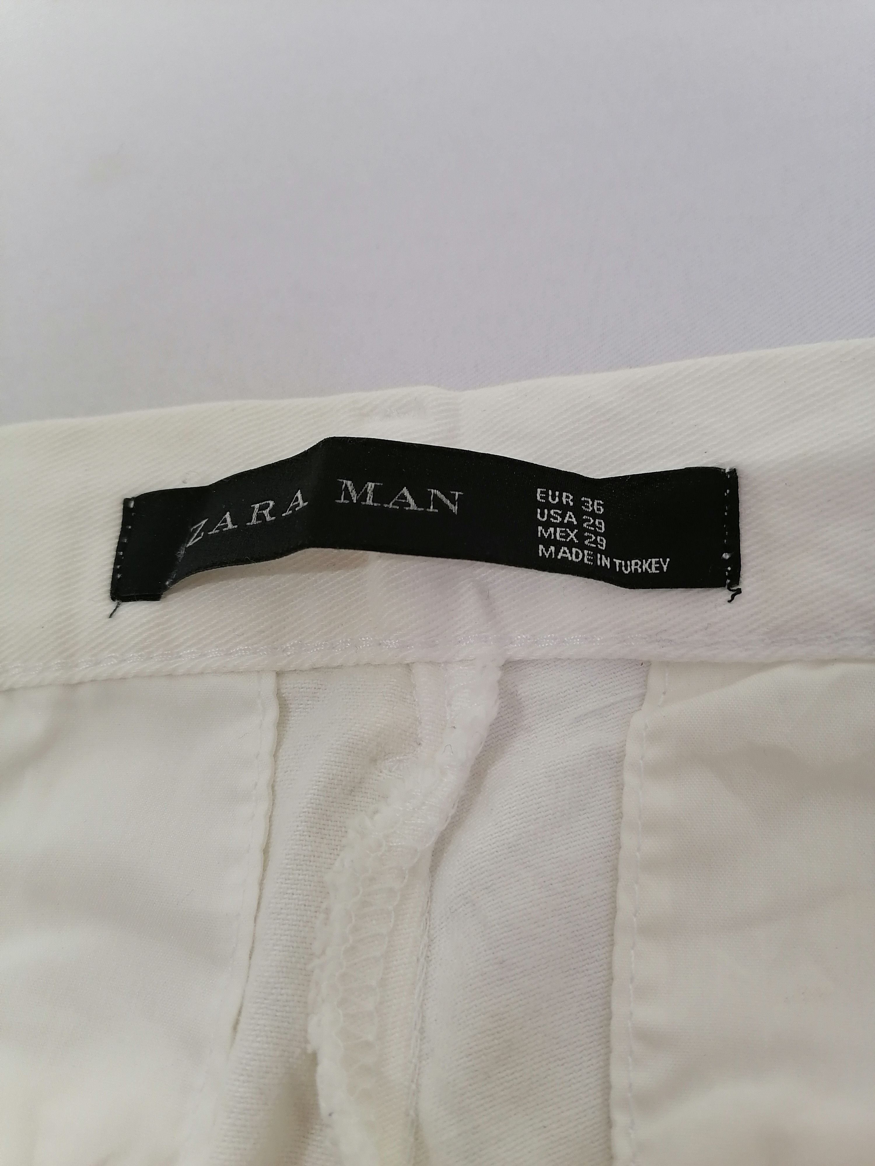 Zara Zara Man White Jeans Size 30" / US 8 / IT 44 - 6 Thumbnail