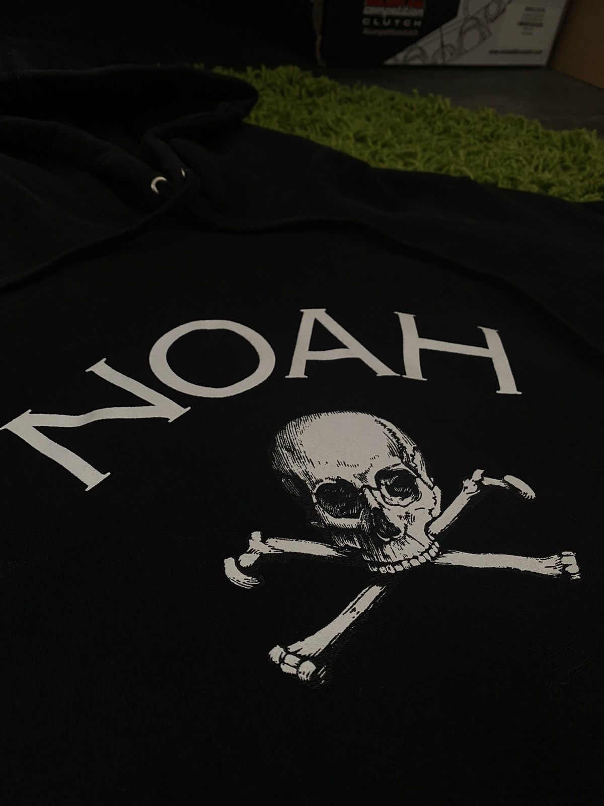 Noah Noah Skull Logo Hoodie Black Size Medium Grailed