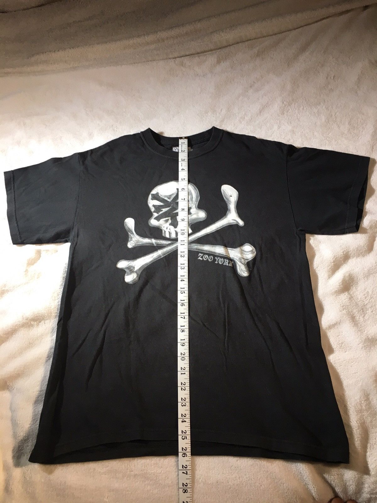 Zoo York Skull & Bones x Zoo York Black Tee M | Grailed