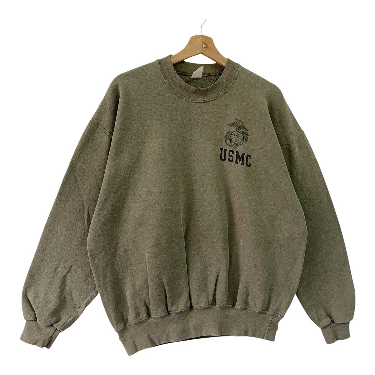 Buzz Rickson's Vintage 90’s Usmc Crewneck Sweatshirt Size L Size US L / EU 52-54 / 3 - 3 Thumbnail
