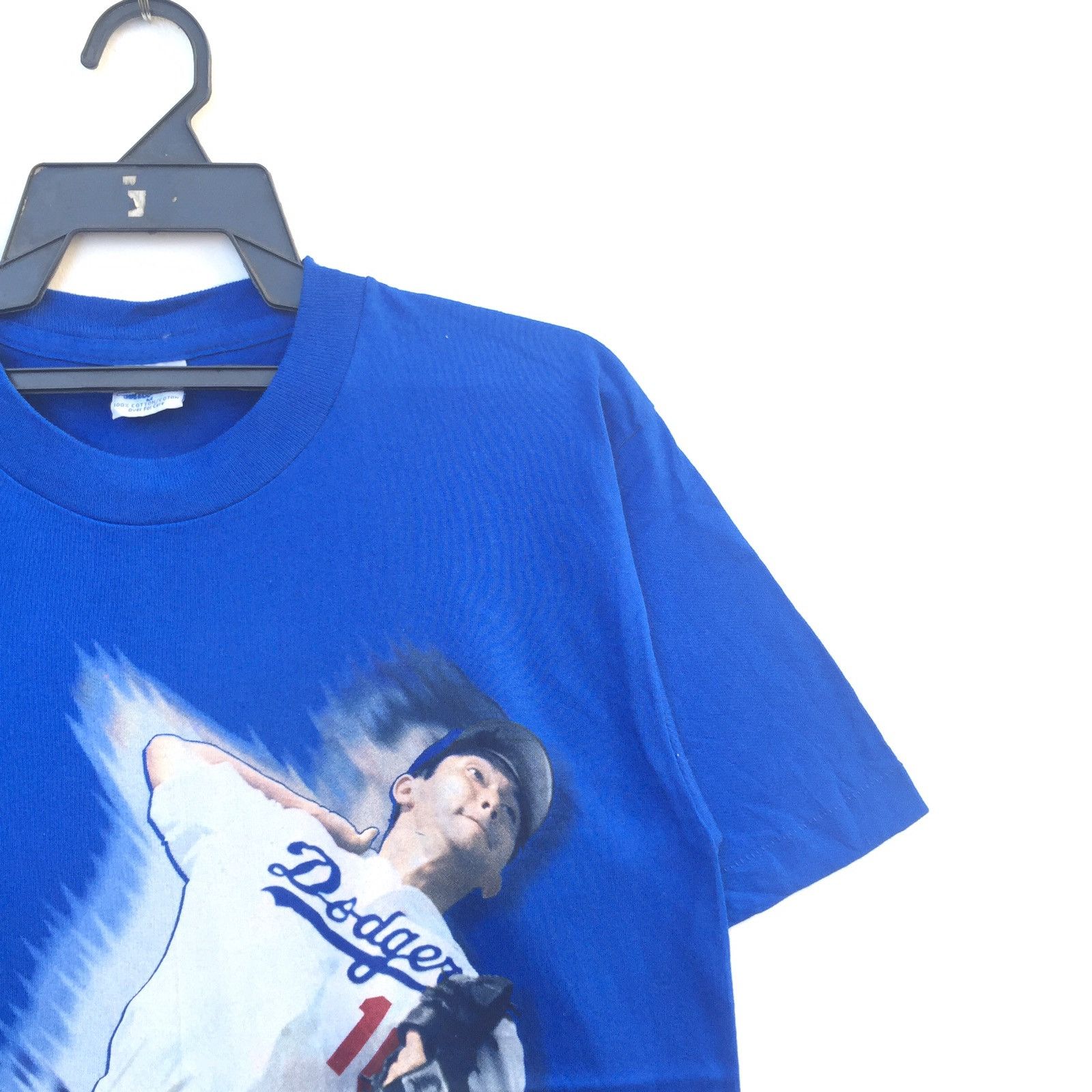 MLB Vintage 90s Hideo Nomo T-shirt | Los Angeles Dodges | M Size US M / EU 48-50 / 2 - 2 Thumbnail