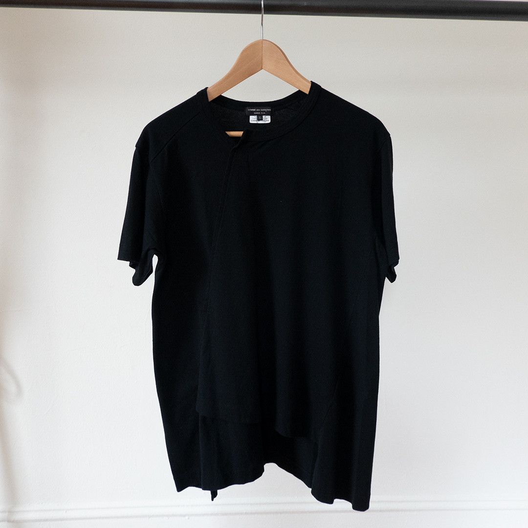 Comme des Garcons Homme Plus Asymmetrical Cut Tee | Grailed