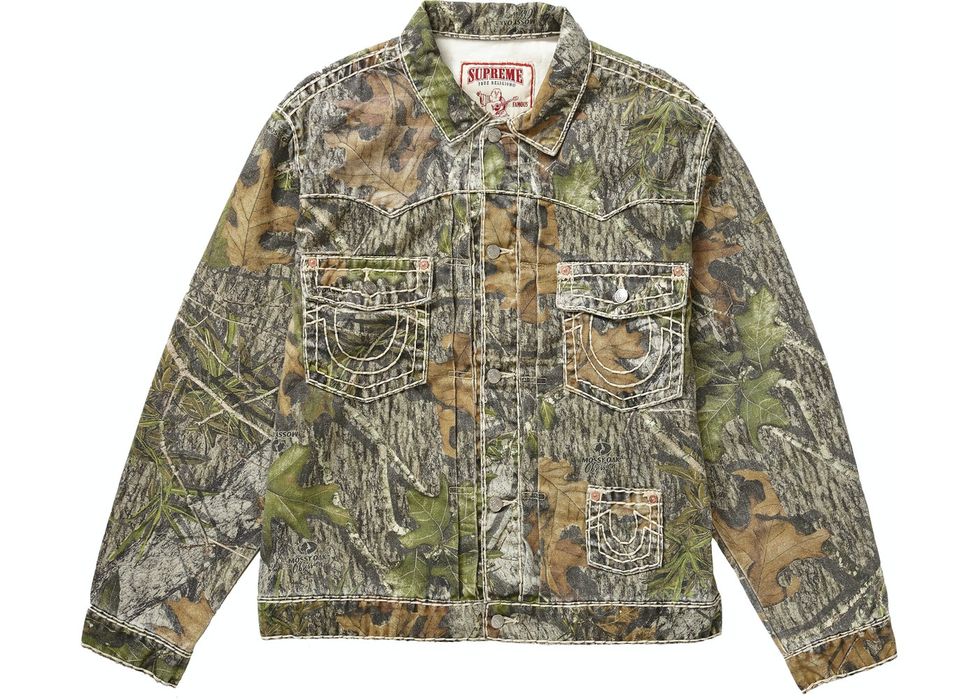 Supreme Supreme / True Religion trucker jacket camo realtree Grailed
