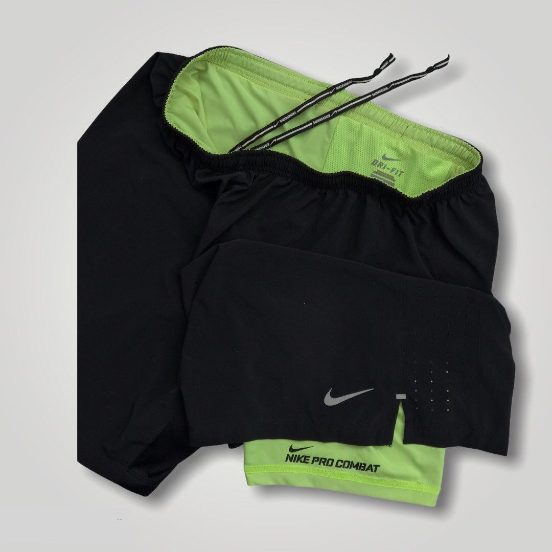 Nike Nike Flex Stride Men's 2 in 1 Running Shorts Black Size US 34 / EU 50 - 1 Thumbnail