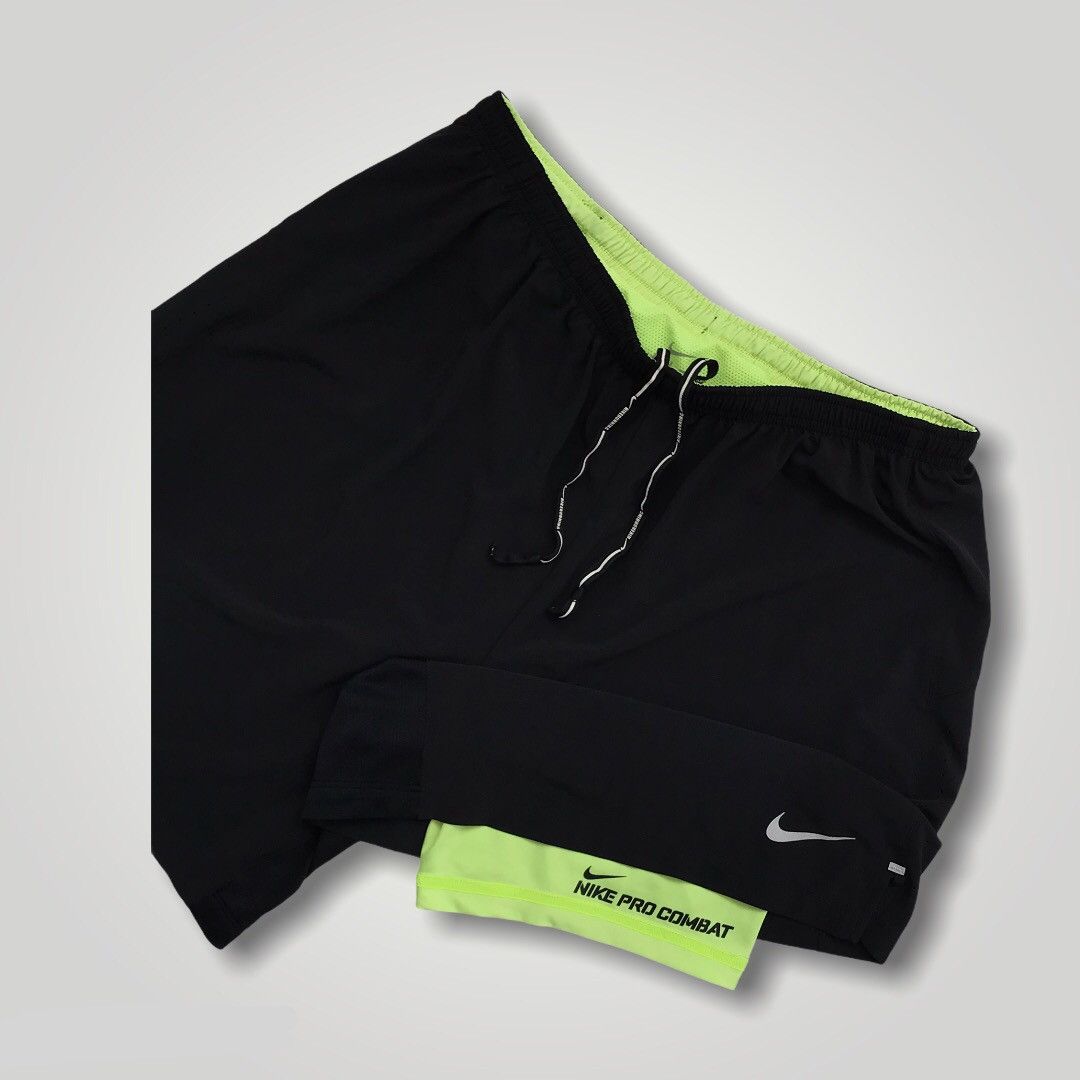 Nike Nike Flex Stride Men's 2 in 1 Running Shorts Black Size US 34 / EU 50 - 2 Thumbnail