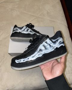 Nike Air Force 1 07 Qs Black Skeleton | Grailed