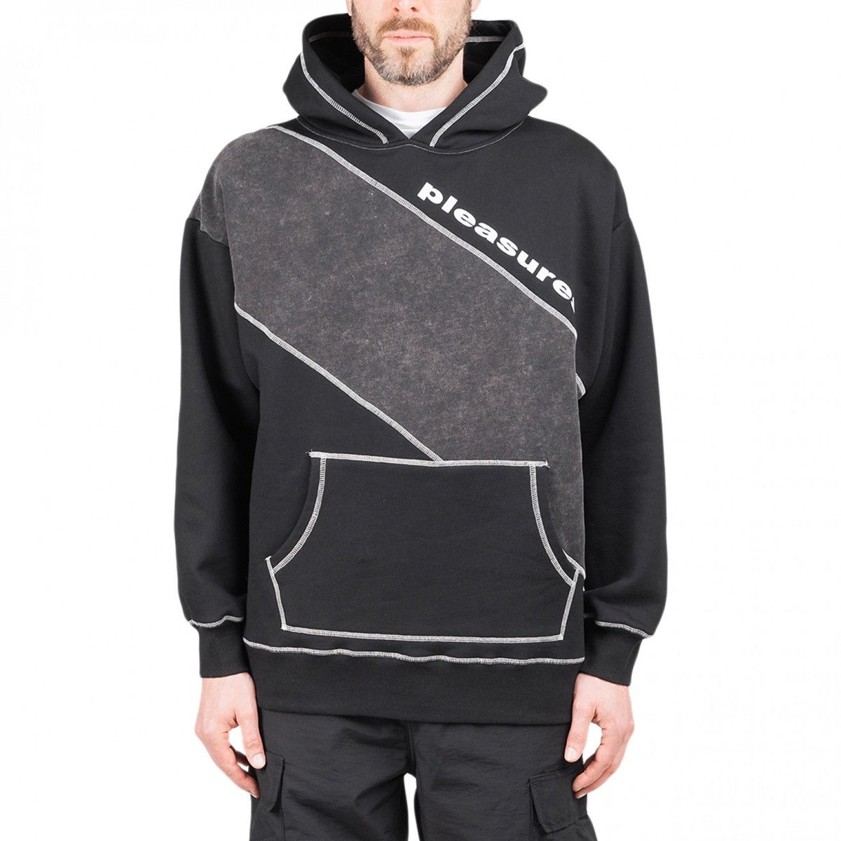 Designer × Pleasures *RARE* New Pleasures Cut & Sew Escapism Hoodie - Small Size US S / EU 44-46 / 1 - 2 Thumbnail