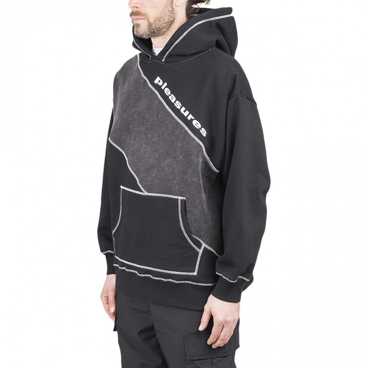 Designer × Pleasures *RARE* New Pleasures Cut & Sew Escapism Hoodie - Small Size US S / EU 44-46 / 1 - 4 Thumbnail