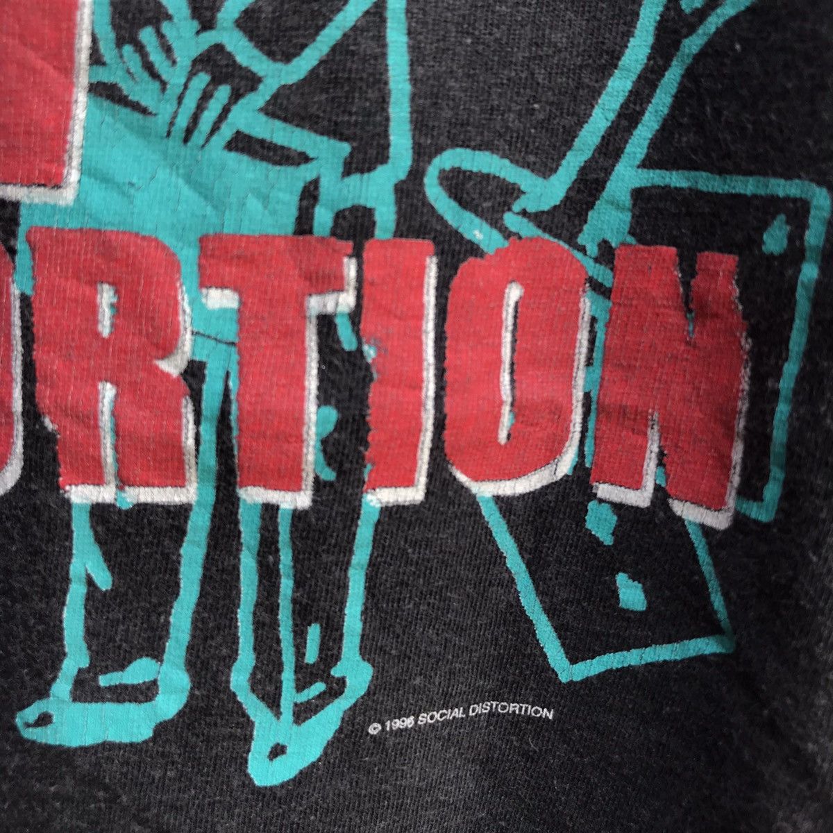 Band Tees Vintage rare 90s SOCIAL DISTORTION band tee punk rock Size US L / EU 52-54 / 3 - 4 Thumbnail
