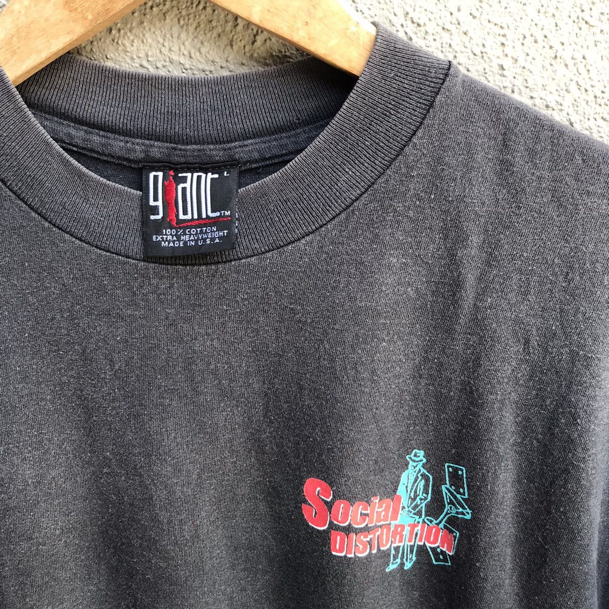 Band Tees Vintage rare 90s SOCIAL DISTORTION band tee punk rock Size US L / EU 52-54 / 3 - 5 Thumbnail