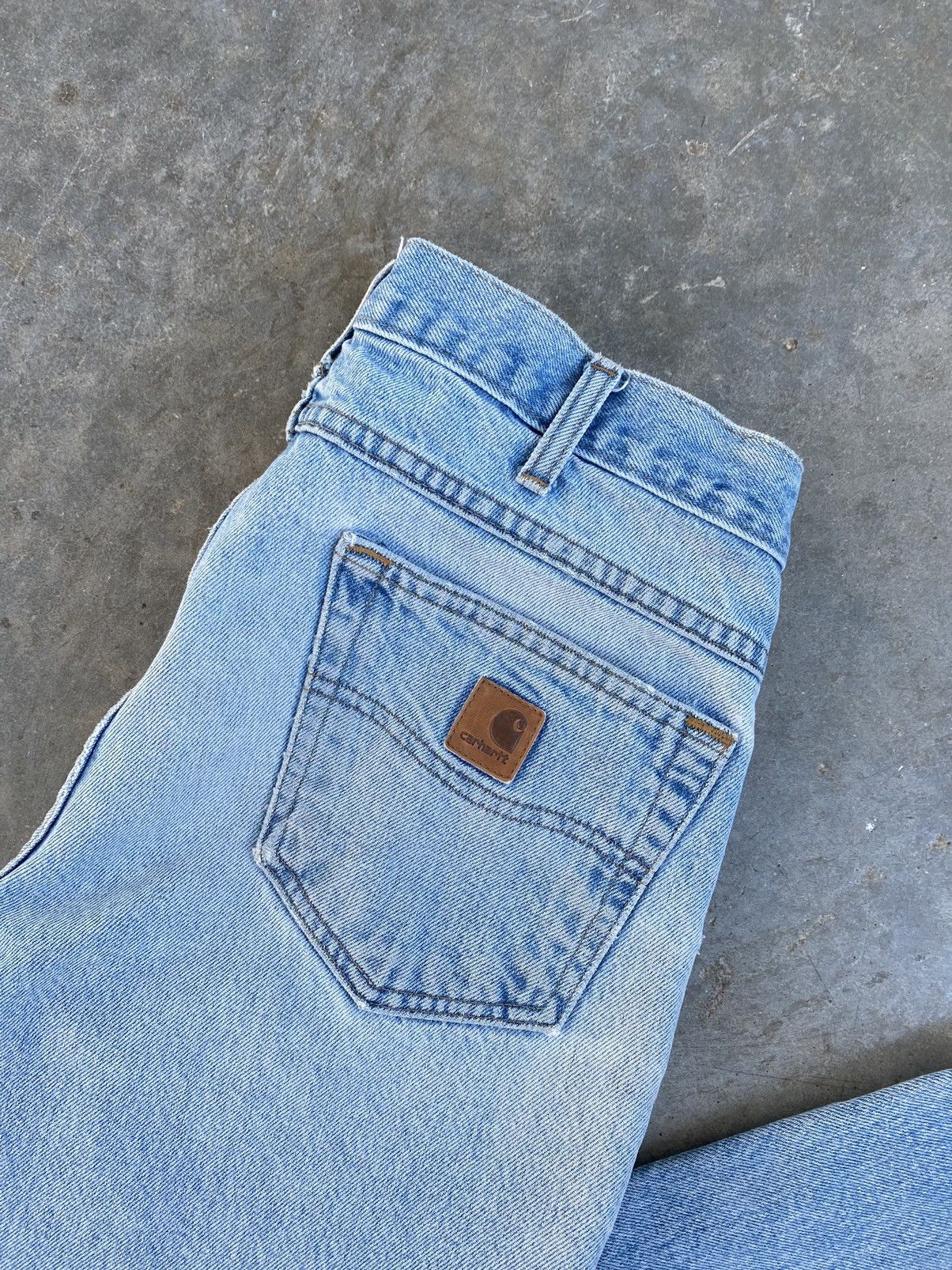 Carhartt Carhartt Distressed + Worn Denim Jeans Sz. 36 Patch Paint Size US 36 / EU 52 - 6 Thumbnail