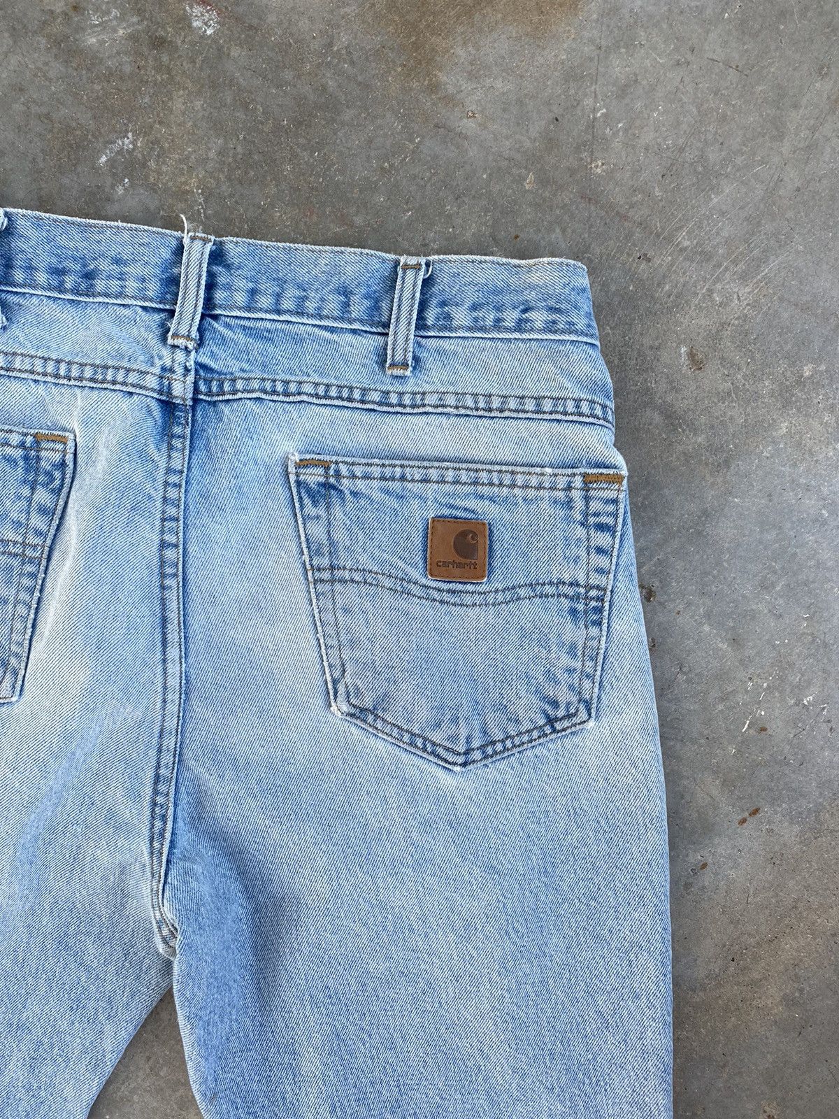 Carhartt Carhartt Distressed + Worn Denim Jeans Sz. 36 Patch Paint Size US 36 / EU 52 - 4 Thumbnail