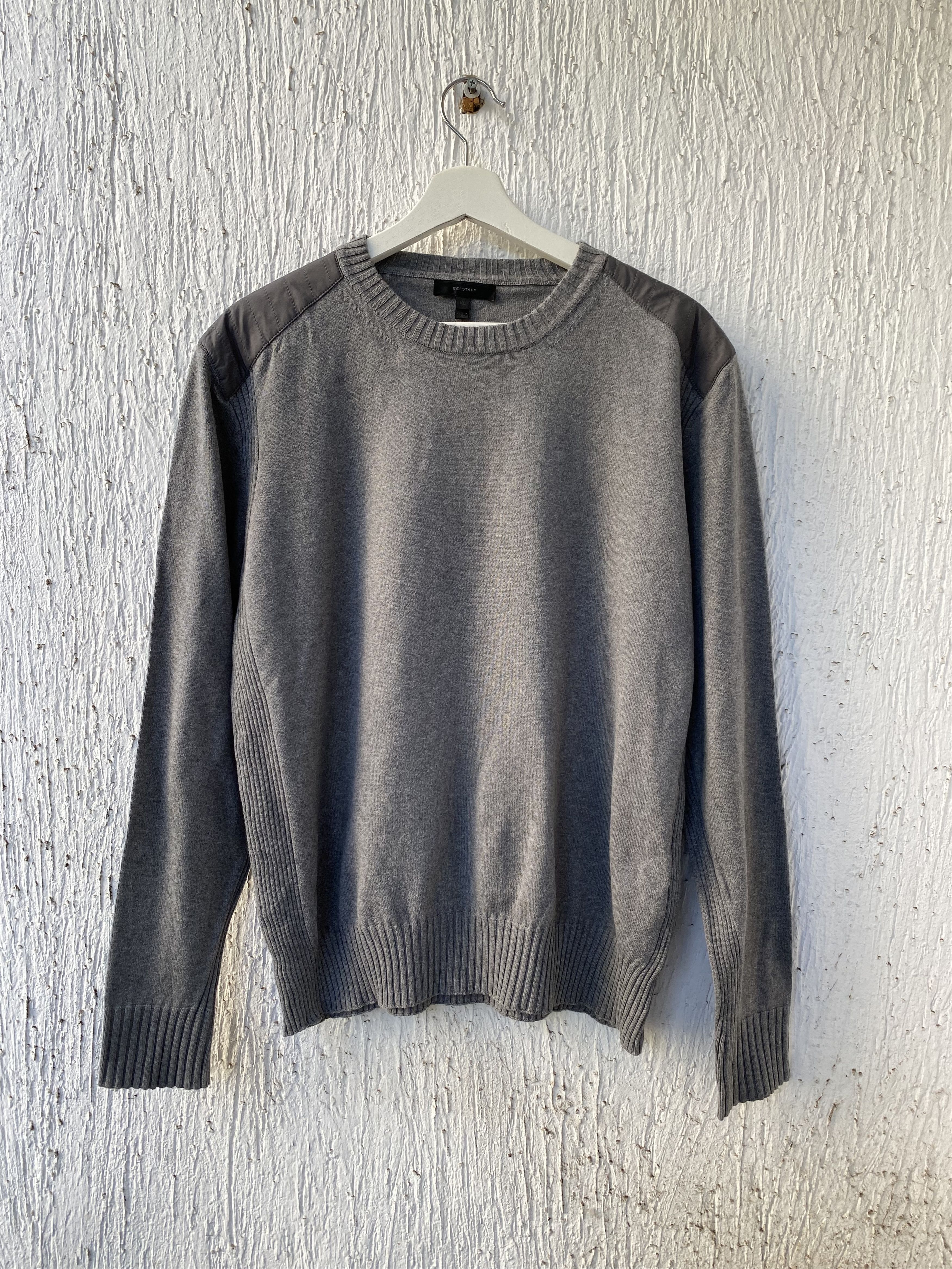 Belstaff 'Ridgewell' Cotton Crewneck Sweater Size US XL / EU 56 / 4 - 1 Thumbnail