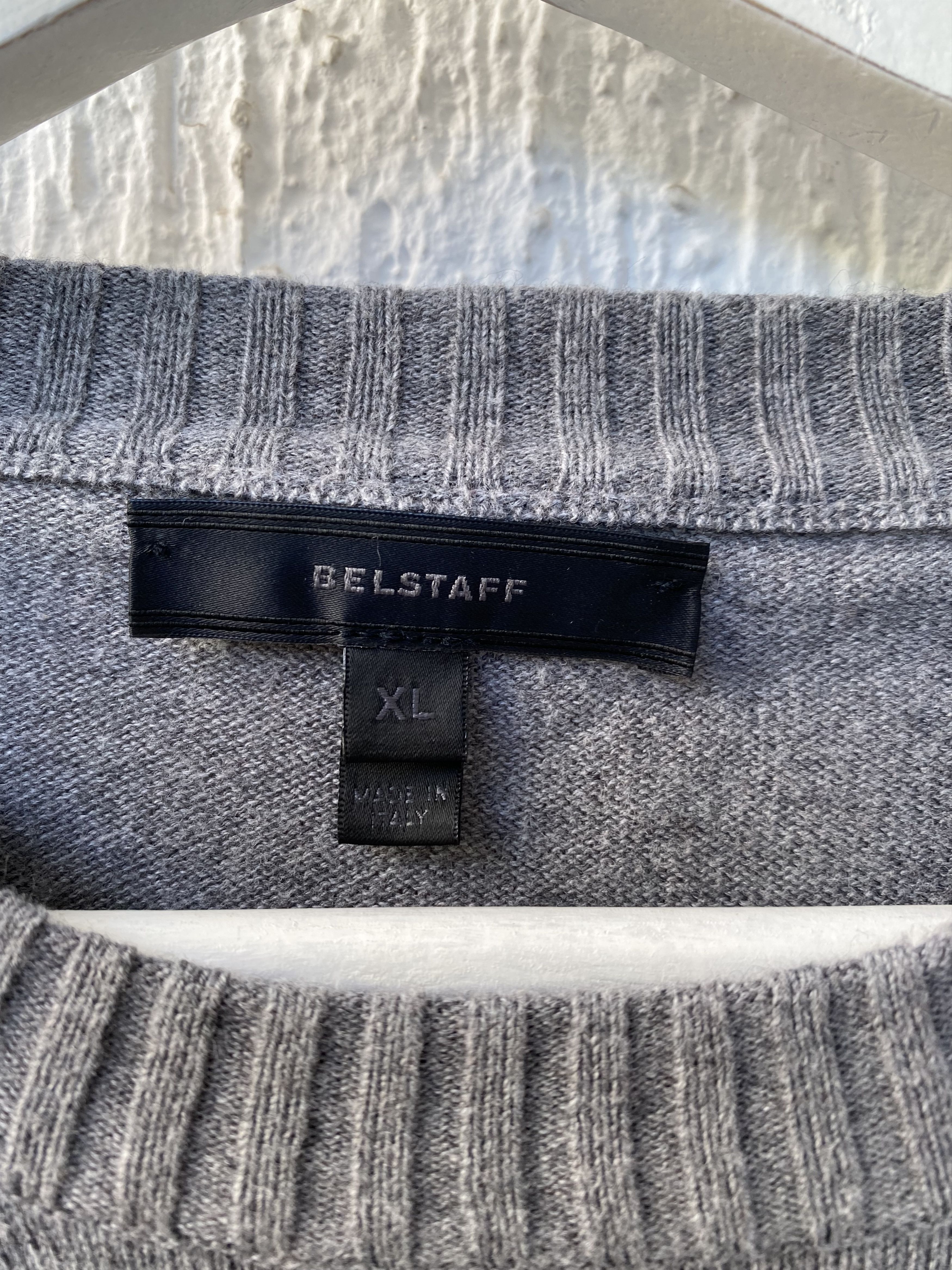 Belstaff 'Ridgewell' Cotton Crewneck Sweater Size US XL / EU 56 / 4 - 4 Thumbnail