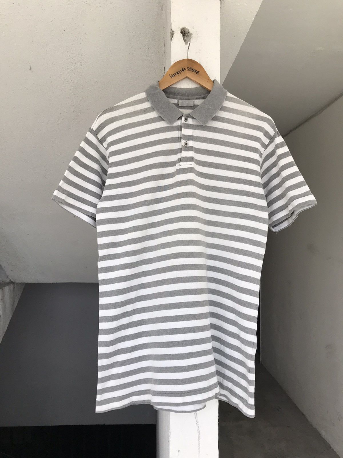 90s Comme Des Garcons Homme Stripe Polo Tee
