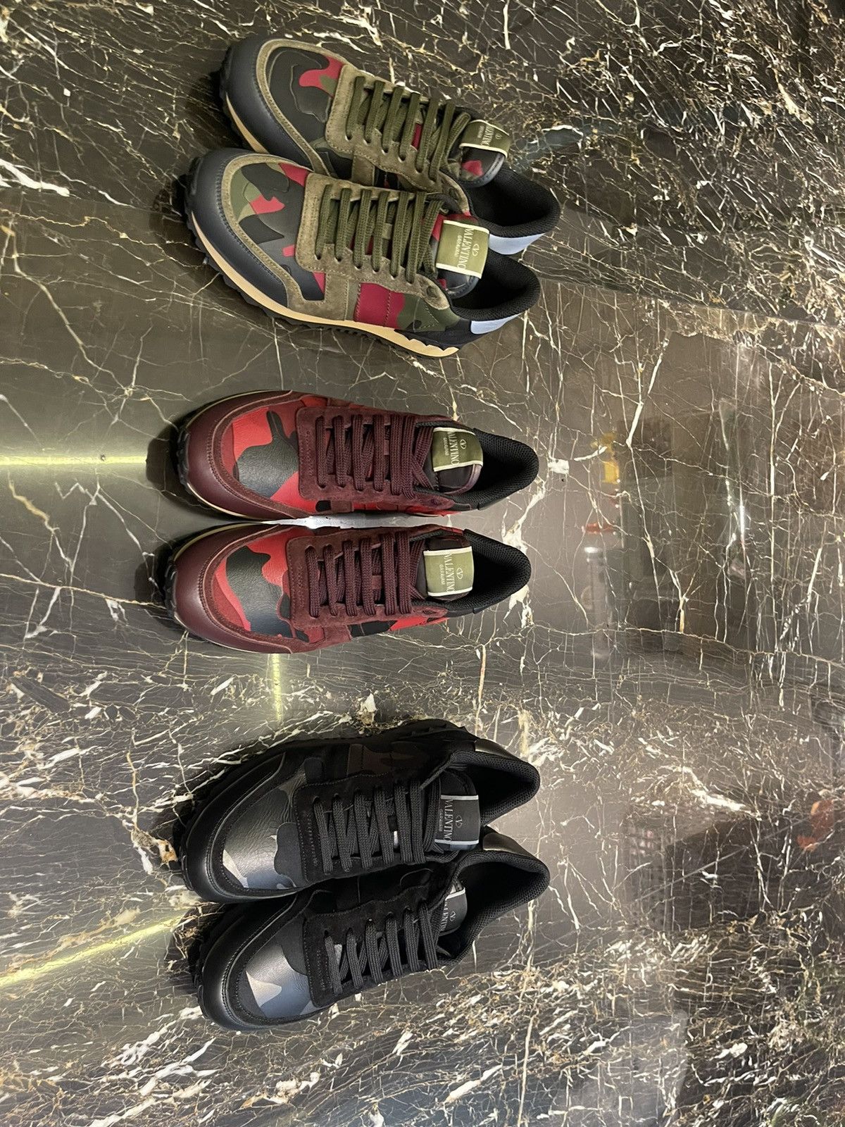 Valentino Valentino rockrunner black sneaker Size US 6.5 / EU 39-40 - 3 Thumbnail