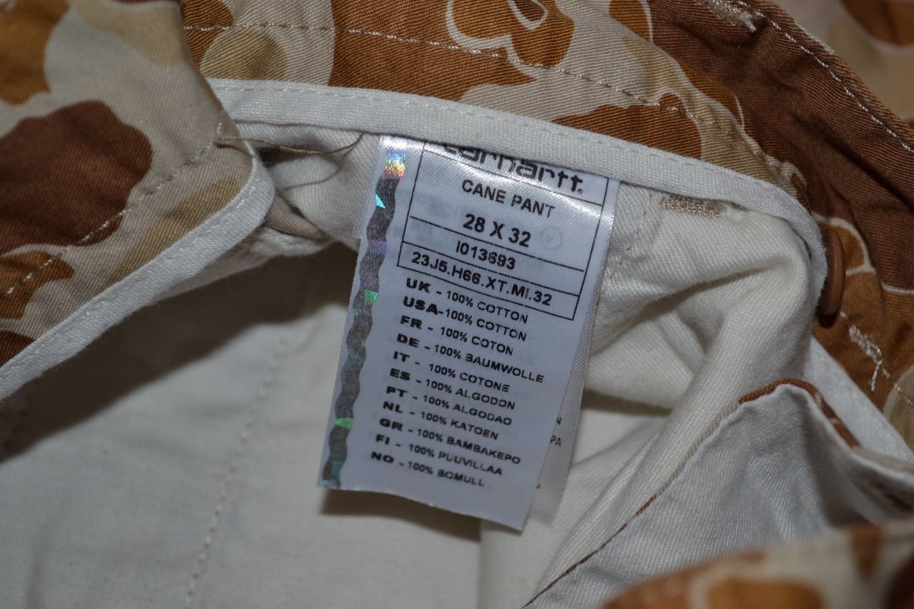 Carhartt Wip Carhartt WIP Cane Camo Pants Size US 28 / EU 44 - 4 Thumbnail