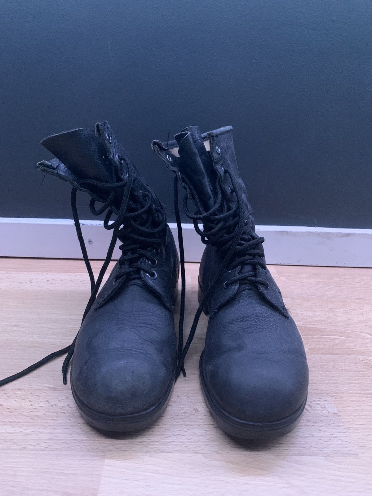 Vintage Vintage Leather Military Boots Size US 9 / EU 42 - 3 Thumbnail