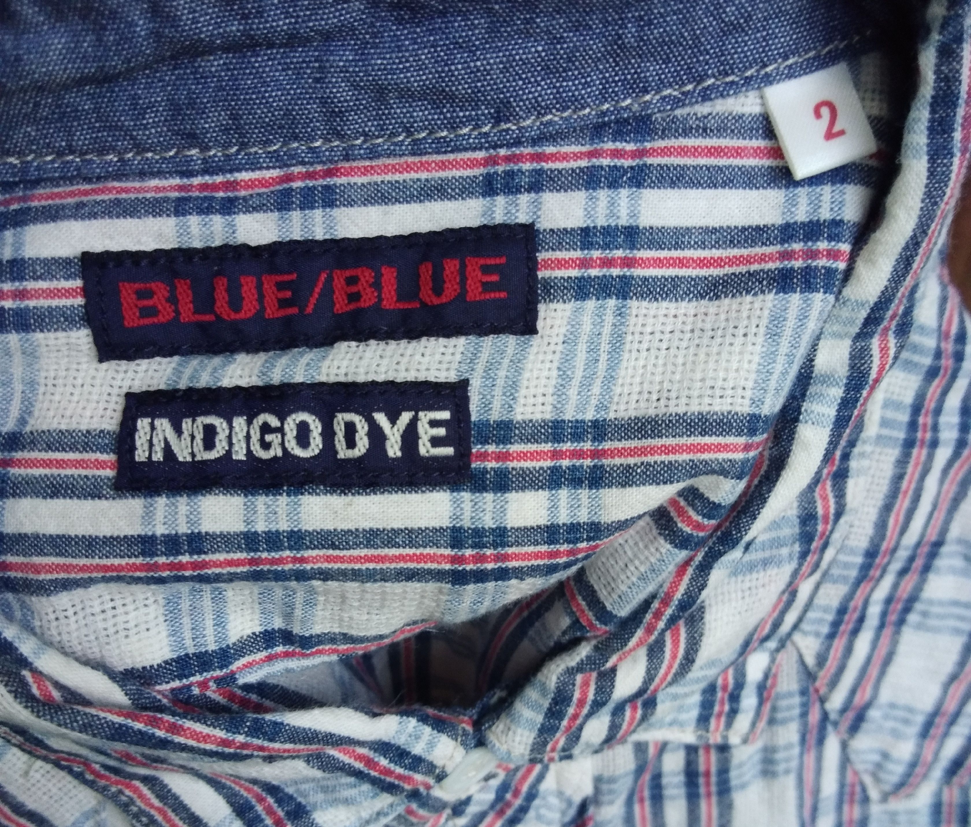 Blue Blue Japan BLUE BLUE INDIGO DYE CHECKED SHIRT MADE IN JAPAN Size US M / EU 48-50 / 2 - 3 Thumbnail
