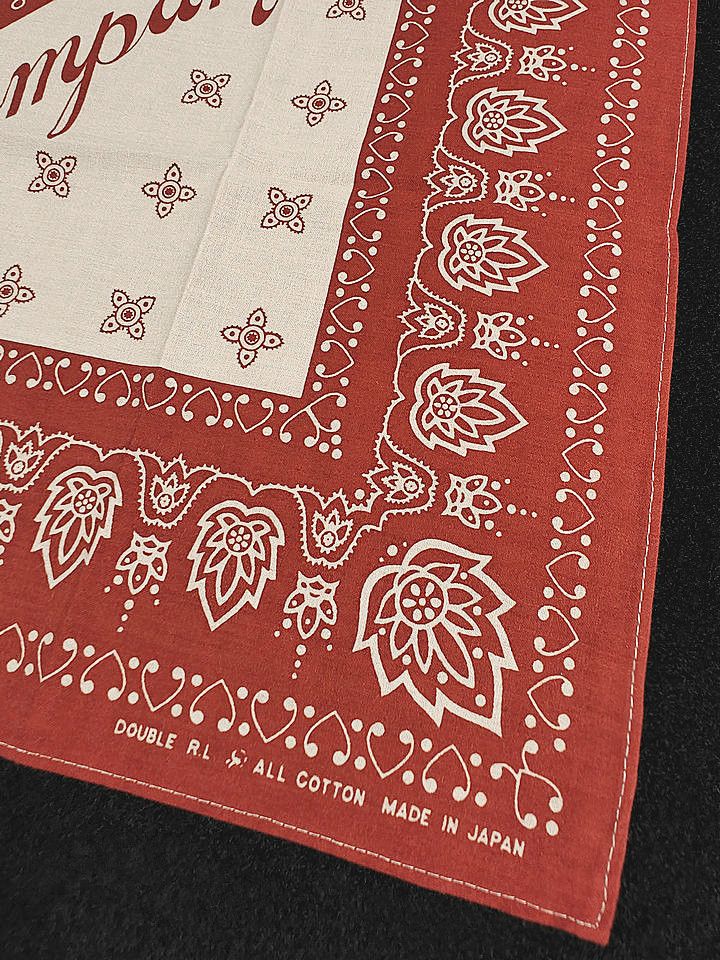 RRL Ralph Lauren Dead Stock Jeans Printed Bandana Scarf handkerchief Unisex Size ONE SIZE - 10 Thumbnail