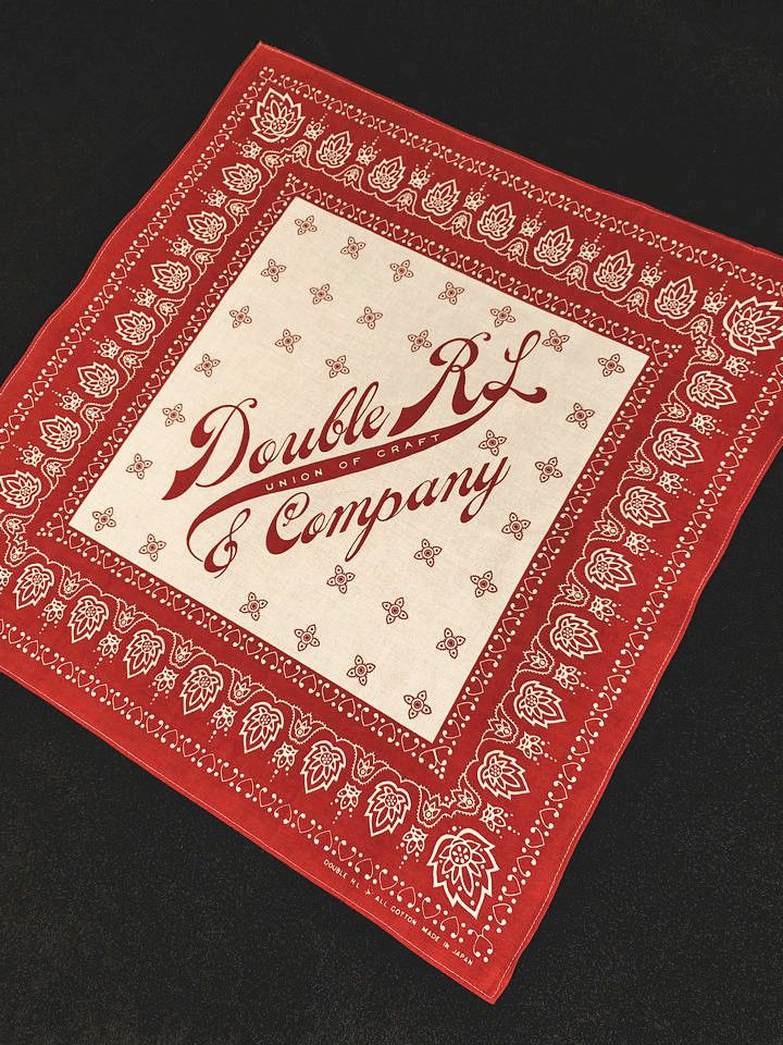 RRL Ralph Lauren Dead Stock Jeans Printed Bandana Scarf handkerchief Unisex Size ONE SIZE - 3 Thumbnail