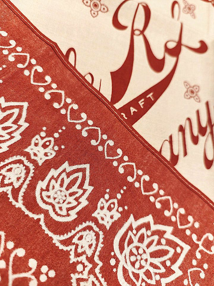 RRL Ralph Lauren Dead Stock Jeans Printed Bandana Scarf handkerchief Unisex Size ONE SIZE - 16 Thumbnail