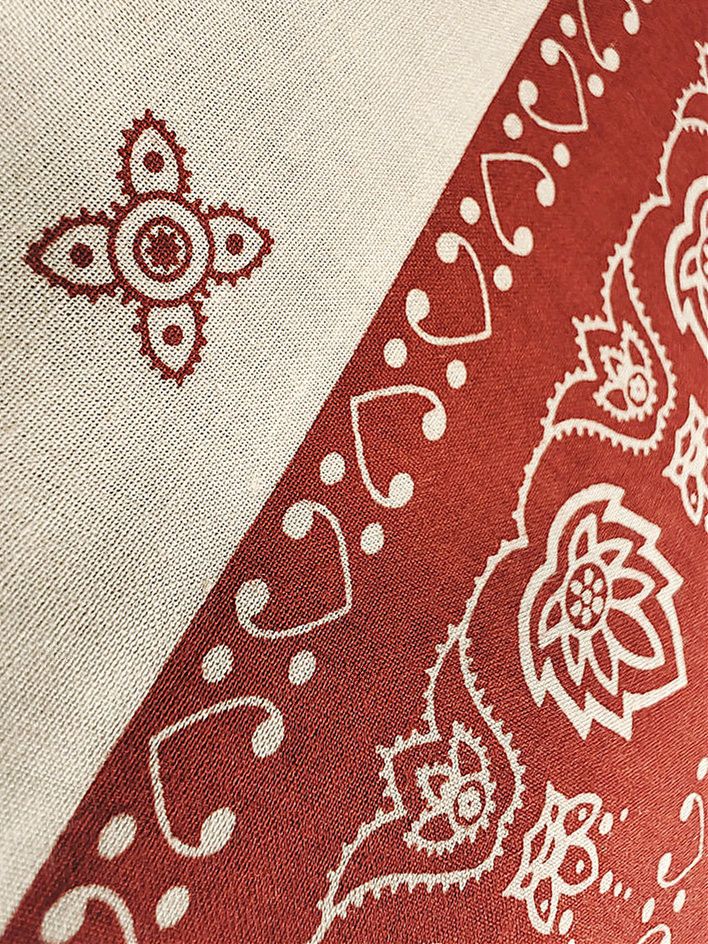 RRL Ralph Lauren Dead Stock Jeans Printed Bandana Scarf handkerchief Unisex Size ONE SIZE - 15 Thumbnail
