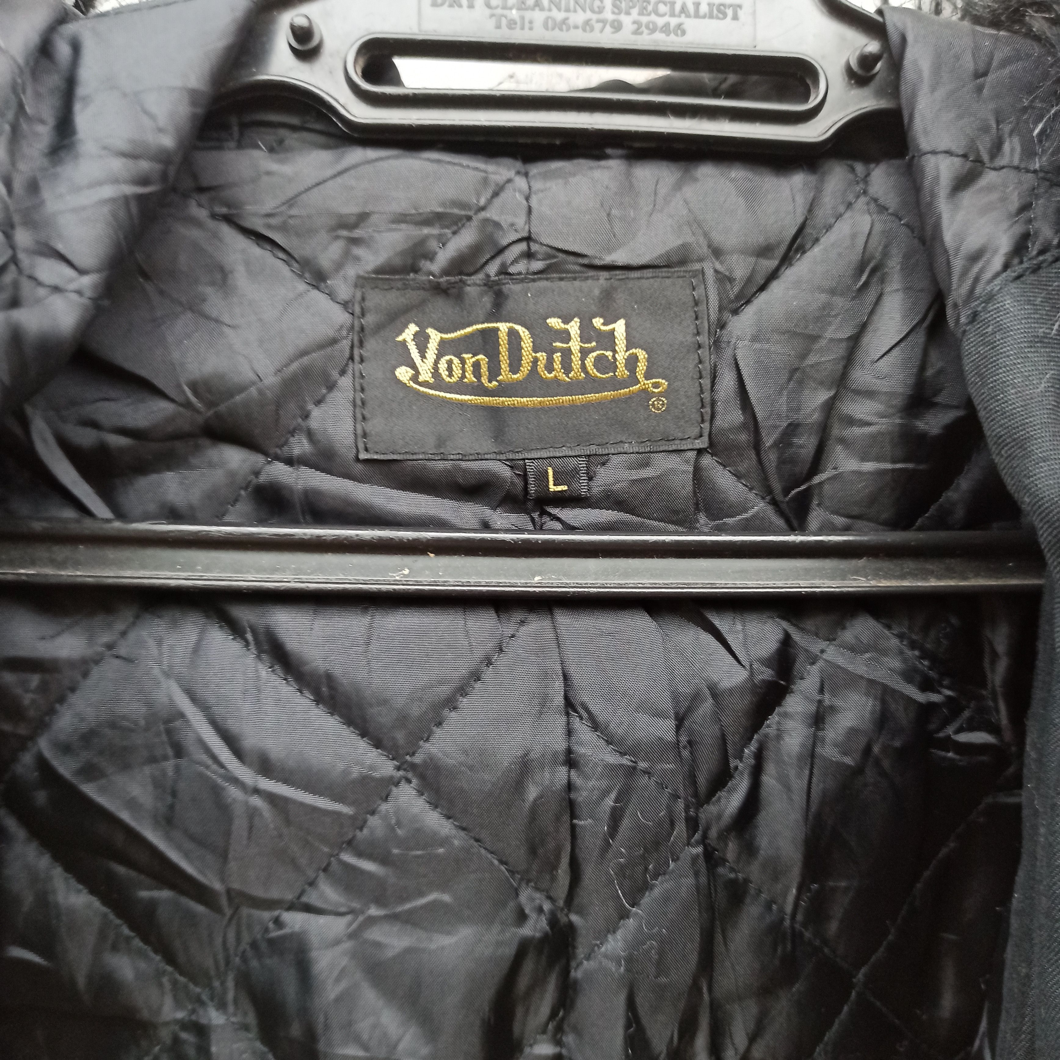 Vintage Vintage Von Dutch Parka With Fur Collar Jacket Size US L / EU 52-54 / 3 - 6 Thumbnail