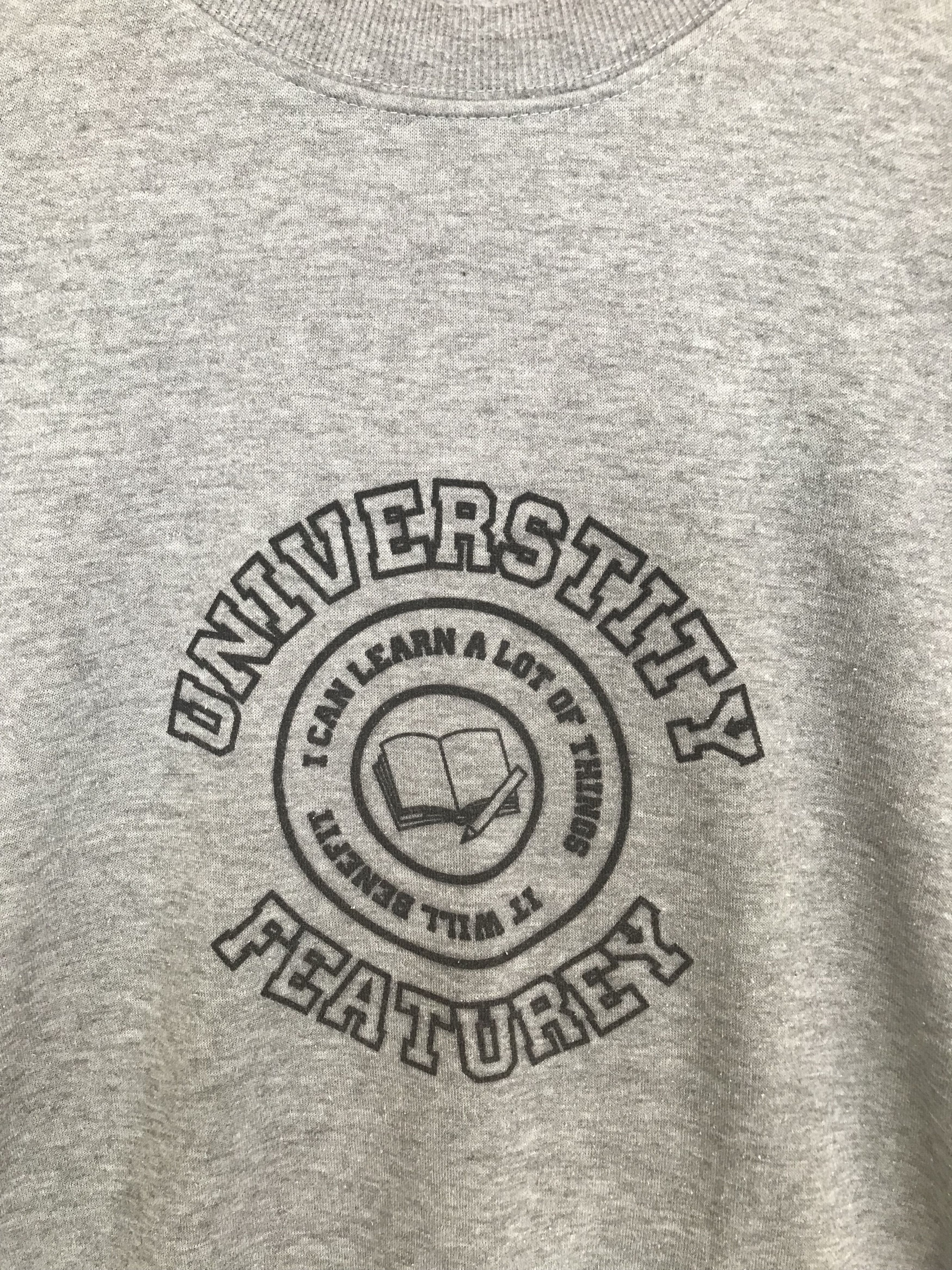 Vintage Vintage University Featurey Sweatshirt / American College Size US L / EU 52-54 / 3 - 2 Thumbnail