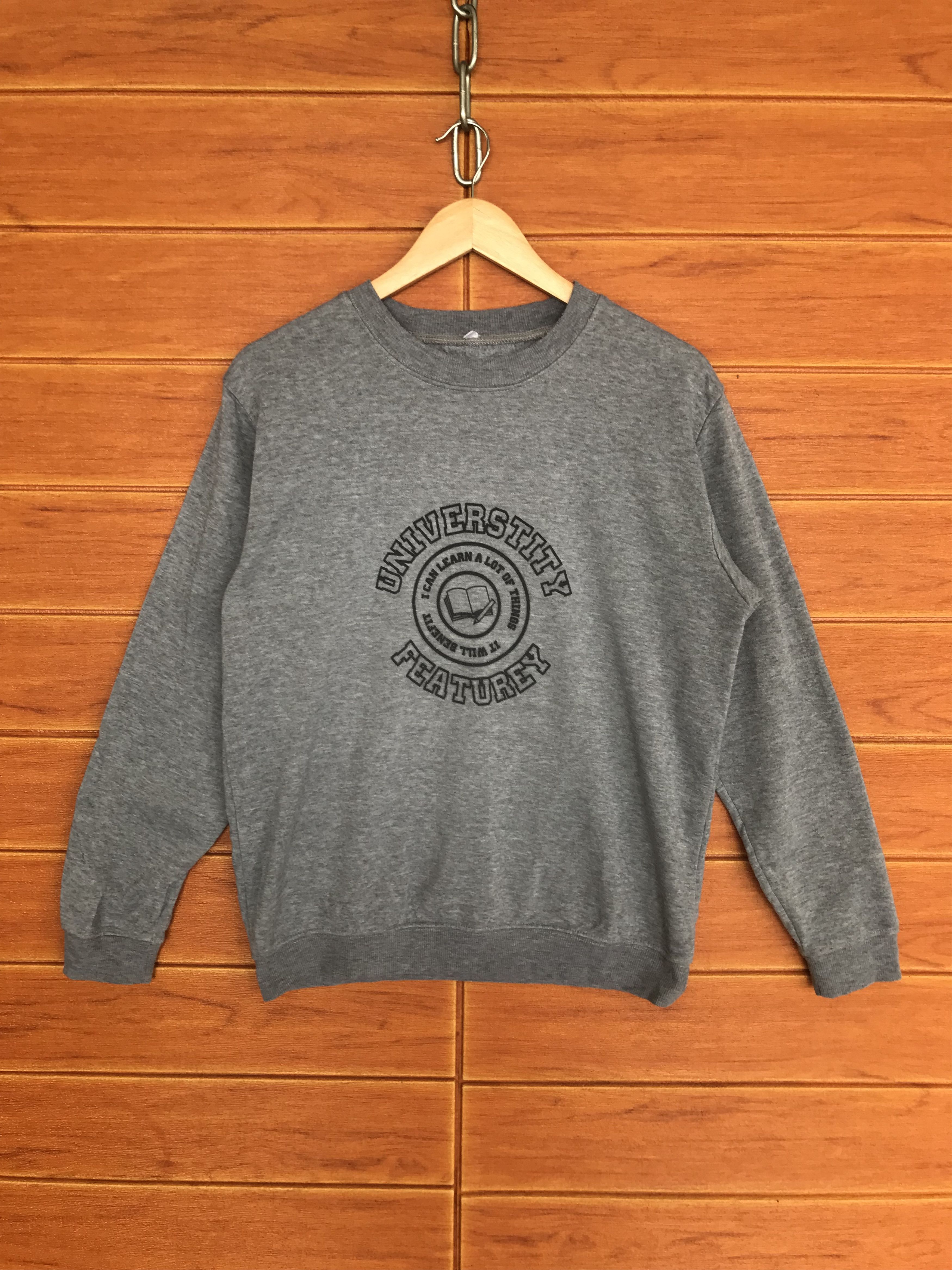 Vintage Vintage University Featurey Sweatshirt / American College Size US L / EU 52-54 / 3 - 1 Thumbnail