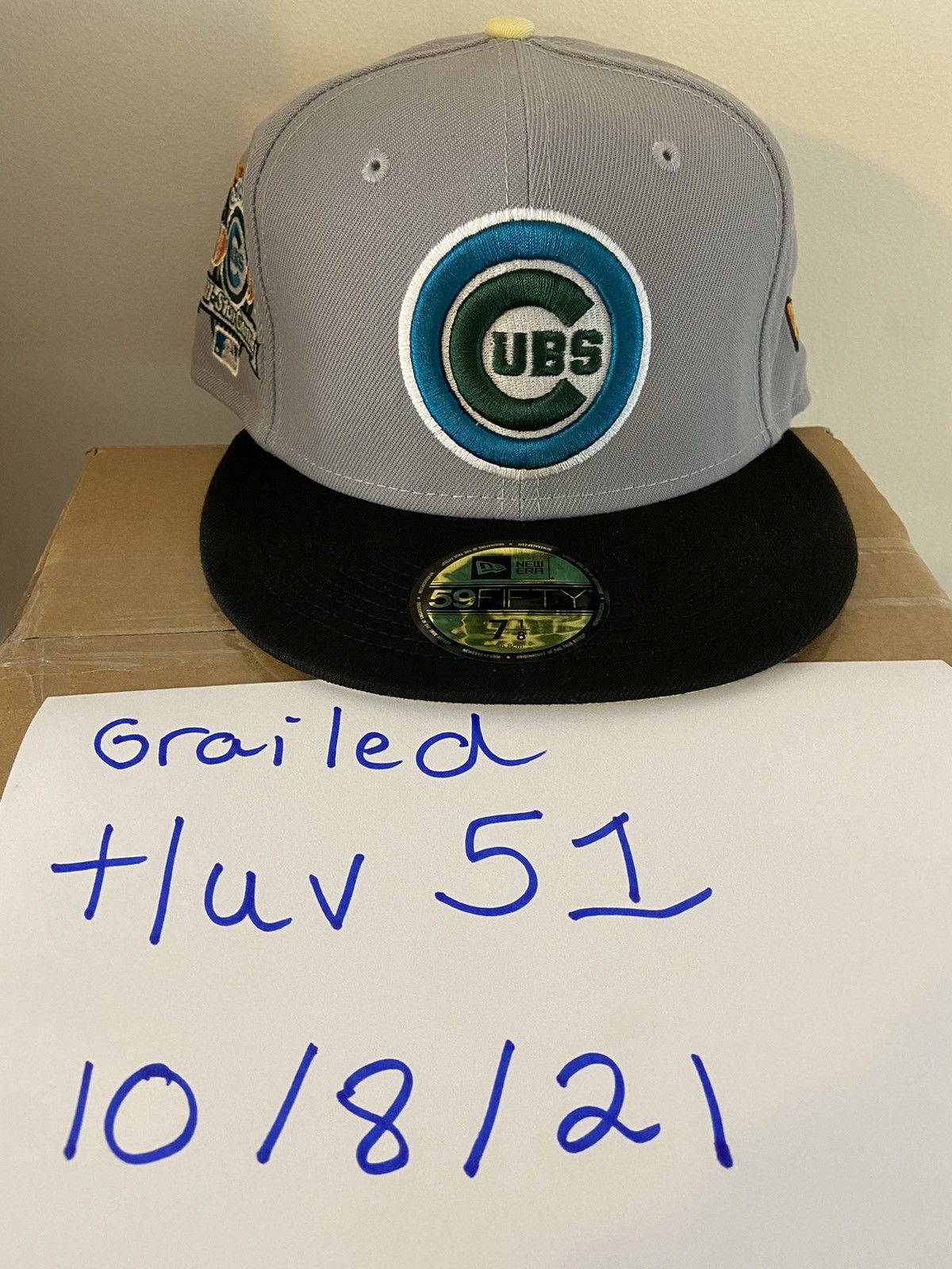New Era 4ucaps Exclusive Chicago Cubs Yeezy Wave Runner Size 7 1 8 Grailed