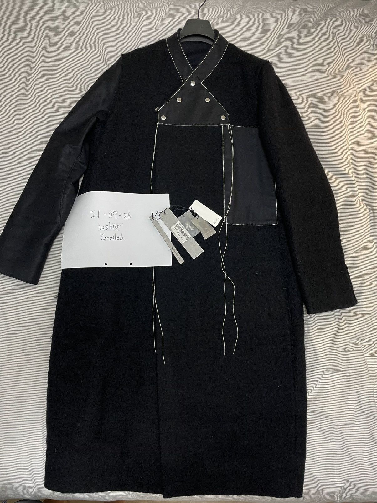 moon　Rick Owens SISYPHUS F/W 20 Rick Owens // FW 18 Sisyphus Grey Knit One Shoulder Top