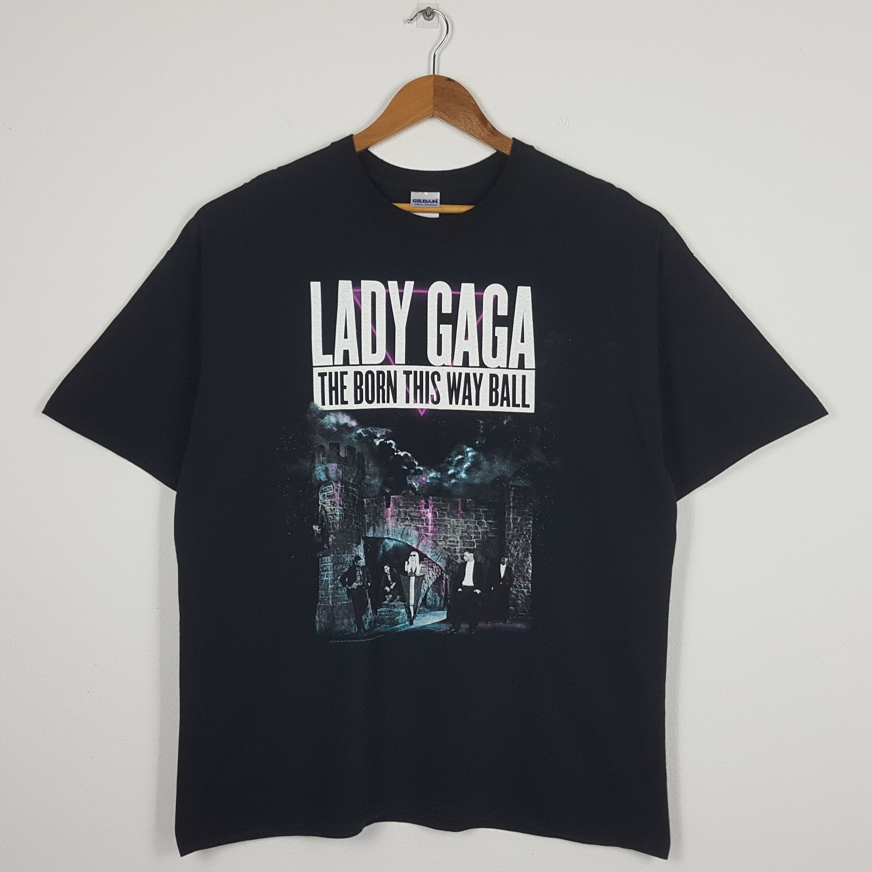 Band Tees × Vintage Vintage Lady Gaga American Singer Tour t-shirt Size US XL / EU 56 / 4 - 1 Thumbnail