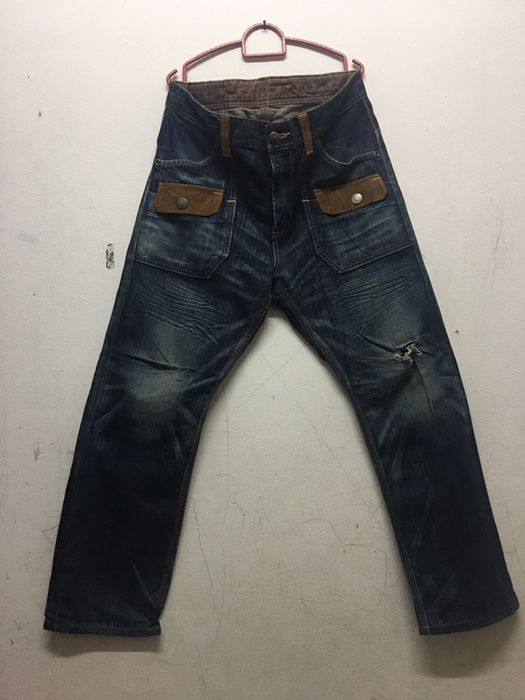 Edwin EXCLUSIVE VINTAGE EDWIN XU DENIM NICE DESIGN | Grailed