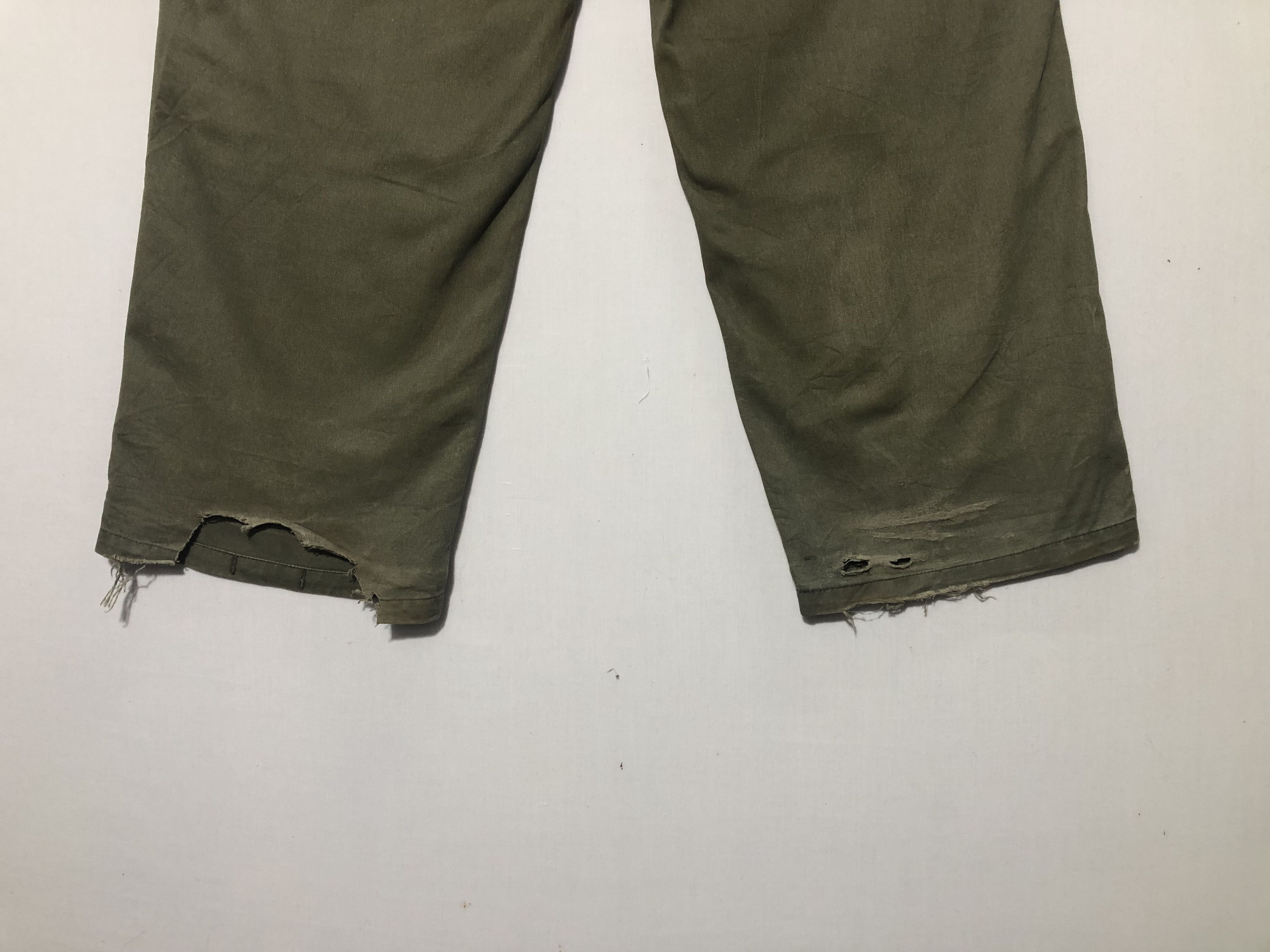 Japanese Brand MILITARY FADED GREEN BAGGY CARGO PANTS Size US 30 / EU 46 - 12 Thumbnail