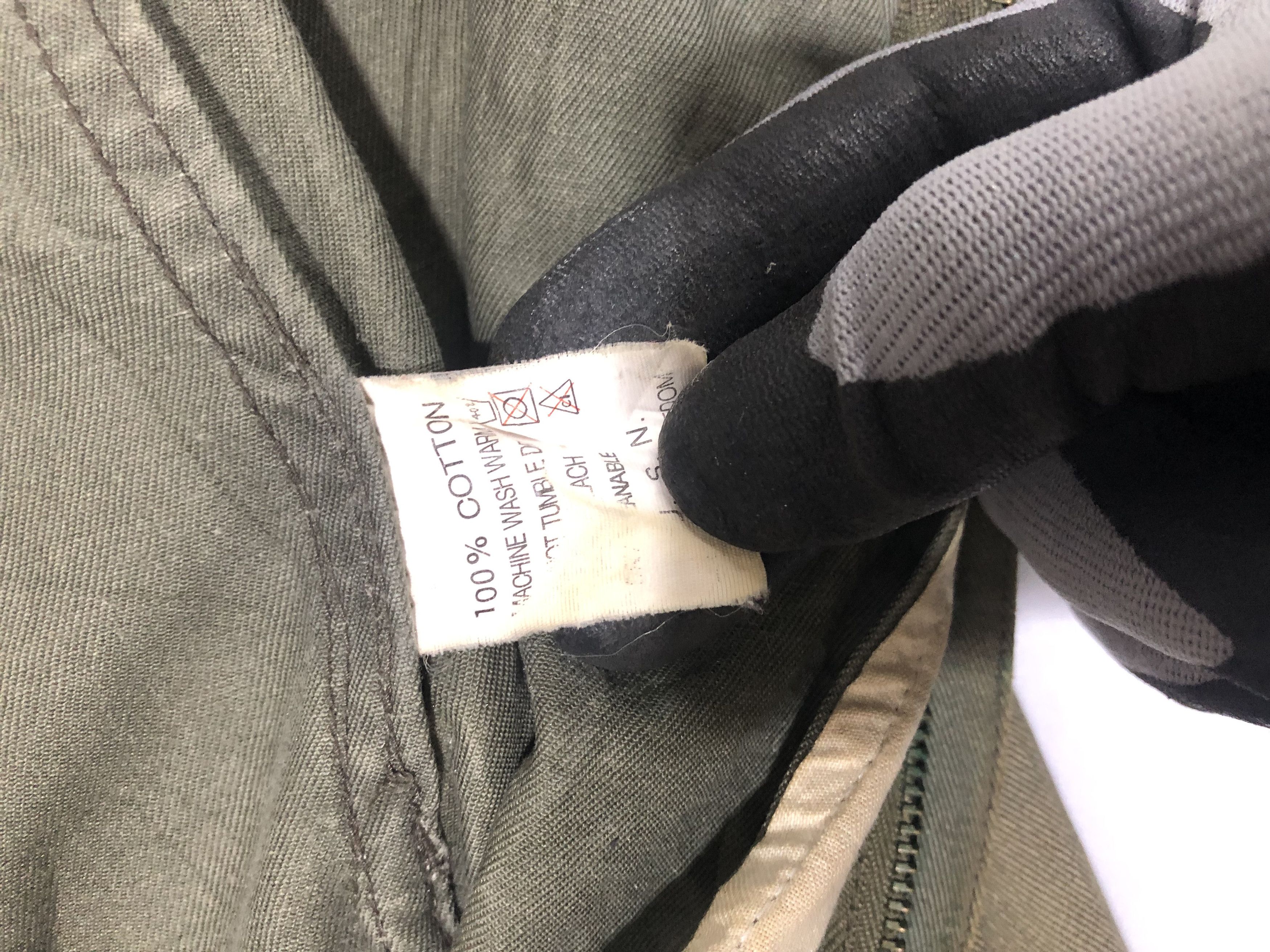 Japanese Brand MILITARY FADED GREEN BAGGY CARGO PANTS Size US 30 / EU 46 - 20 Thumbnail