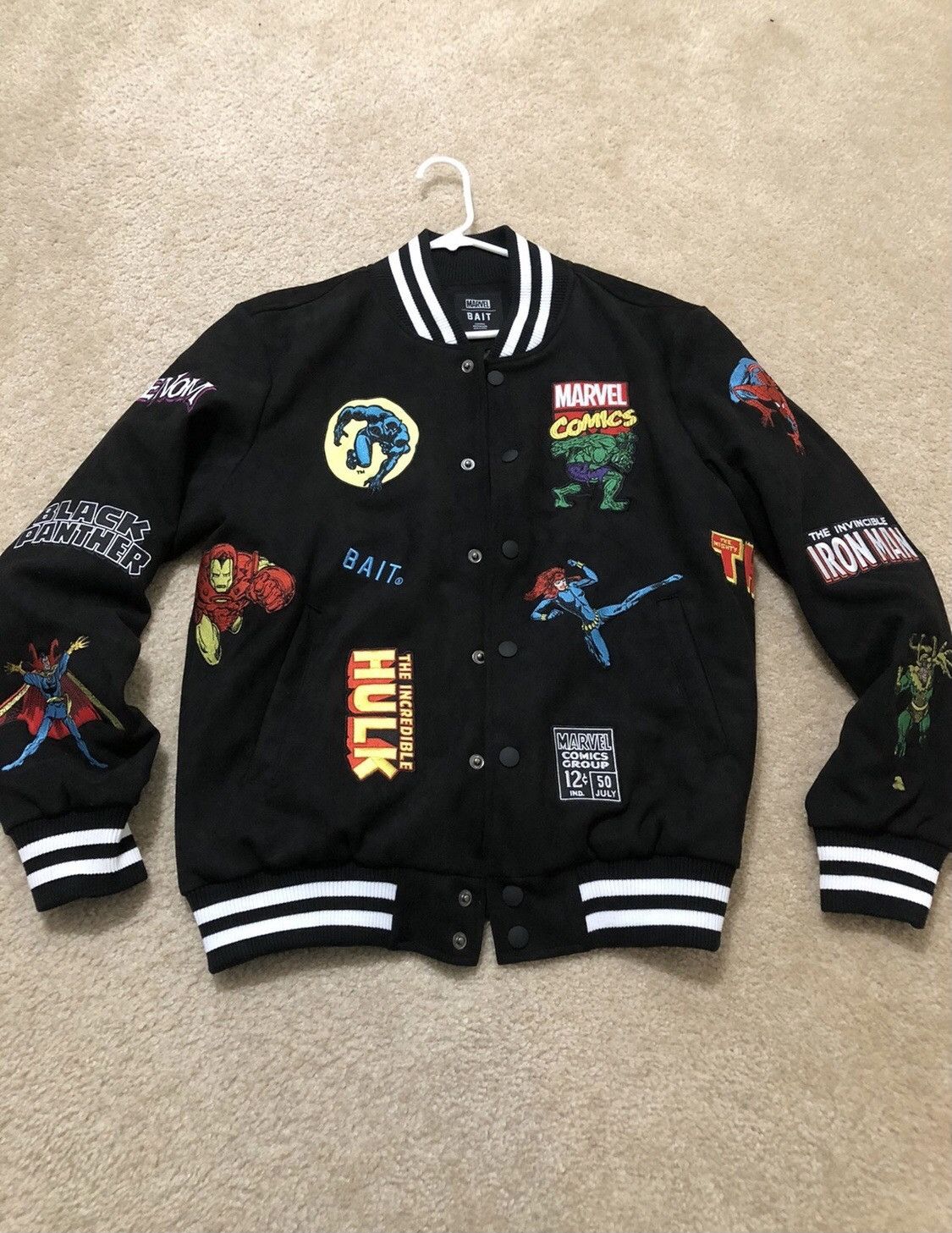 Bait Bait x marvel varsity jacket Size US M / EU 48-50 / 2 - 1 Thumbnail