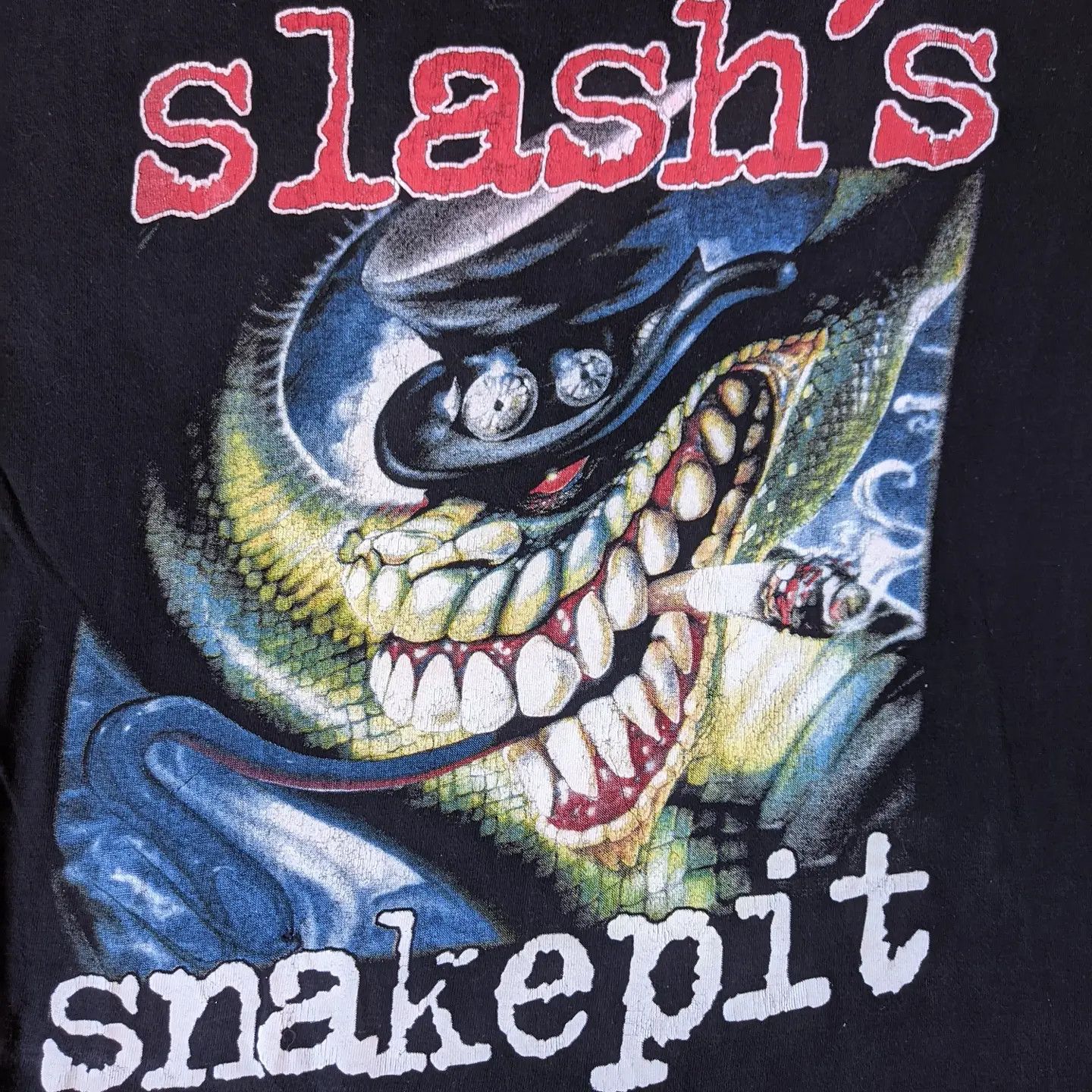 Band Tees × Guns N' Roses × Vintage 90's Slash's Snakepit Size US L / EU 52-54 / 3 - 3 Thumbnail