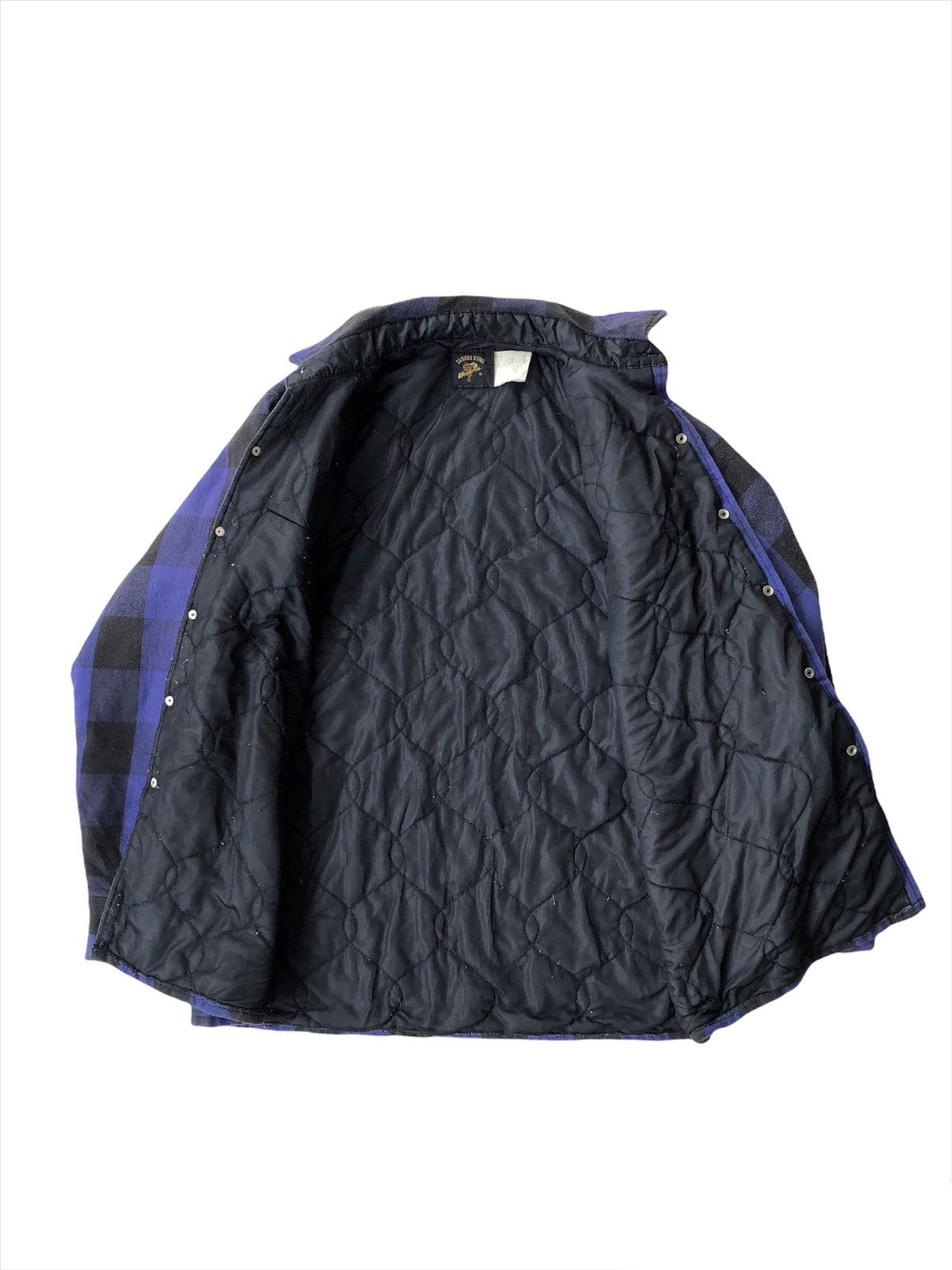 Vintage 1980s Saddle King Quilt Lining Western Flannel Shirt Size US L / EU 52-54 / 3 - 2 Thumbnail