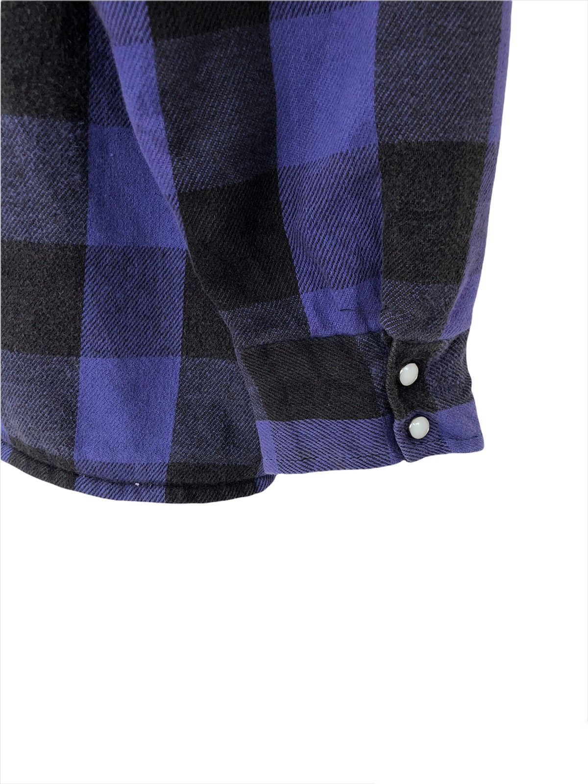 Vintage 1980s Saddle King Quilt Lining Western Flannel Shirt Size US L / EU 52-54 / 3 - 5 Thumbnail