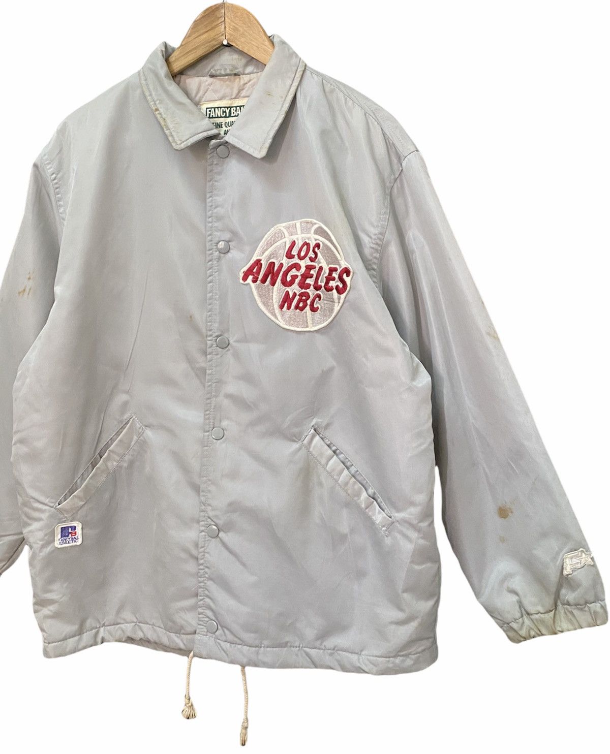 NBA 🔥NEED GONE🏀LOS ANGELES NBC VINTAGE COACH JACKET Size US L / EU 52-54 / 3 - 4 Thumbnail