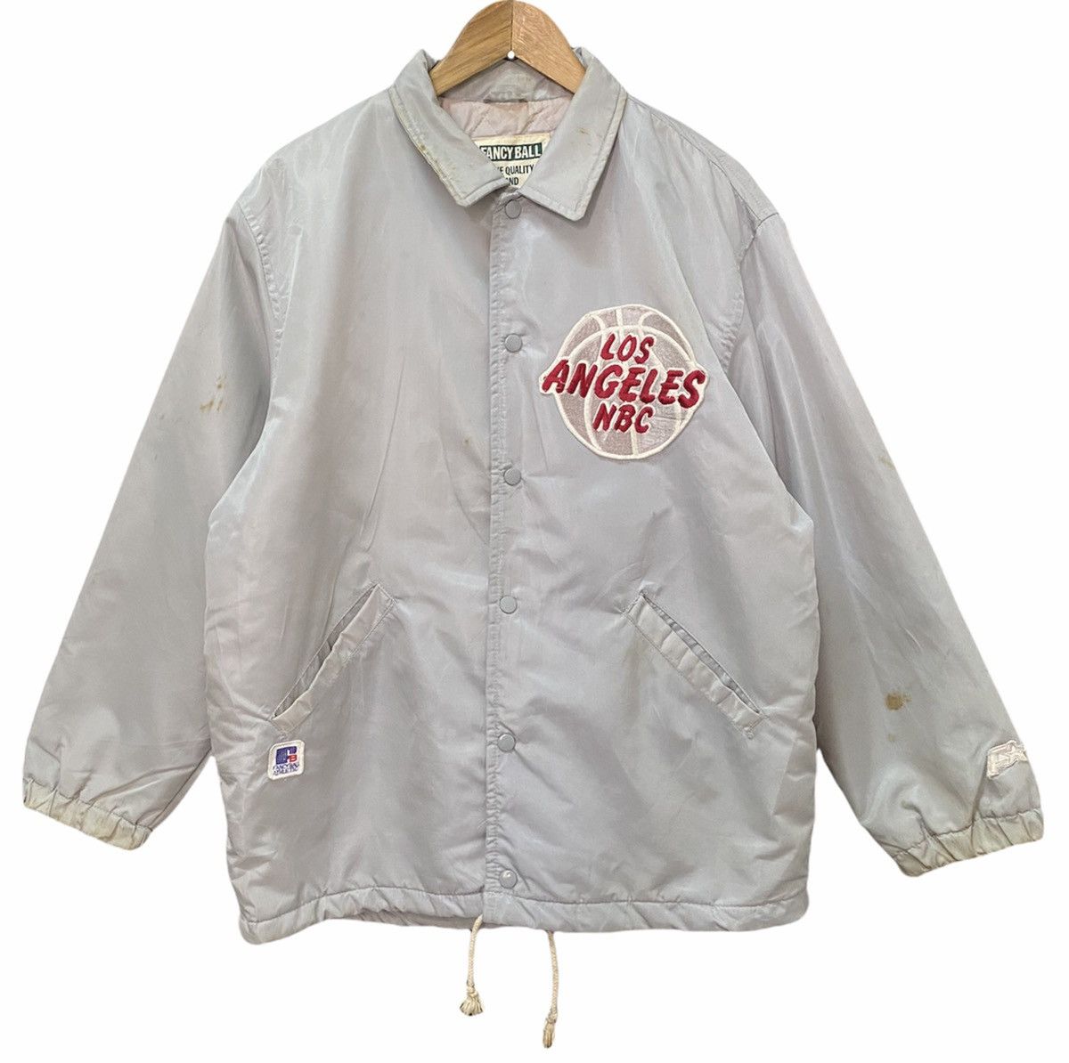 NBA 🔥NEED GONE🏀LOS ANGELES NBC VINTAGE COACH JACKET Size US L / EU 52-54 / 3 - 1 Thumbnail
