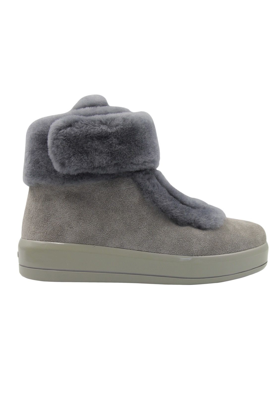Prada 🐇 Fur & Suede Boots Size US 7.5 / EU 40-41 - 2 Thumbnail