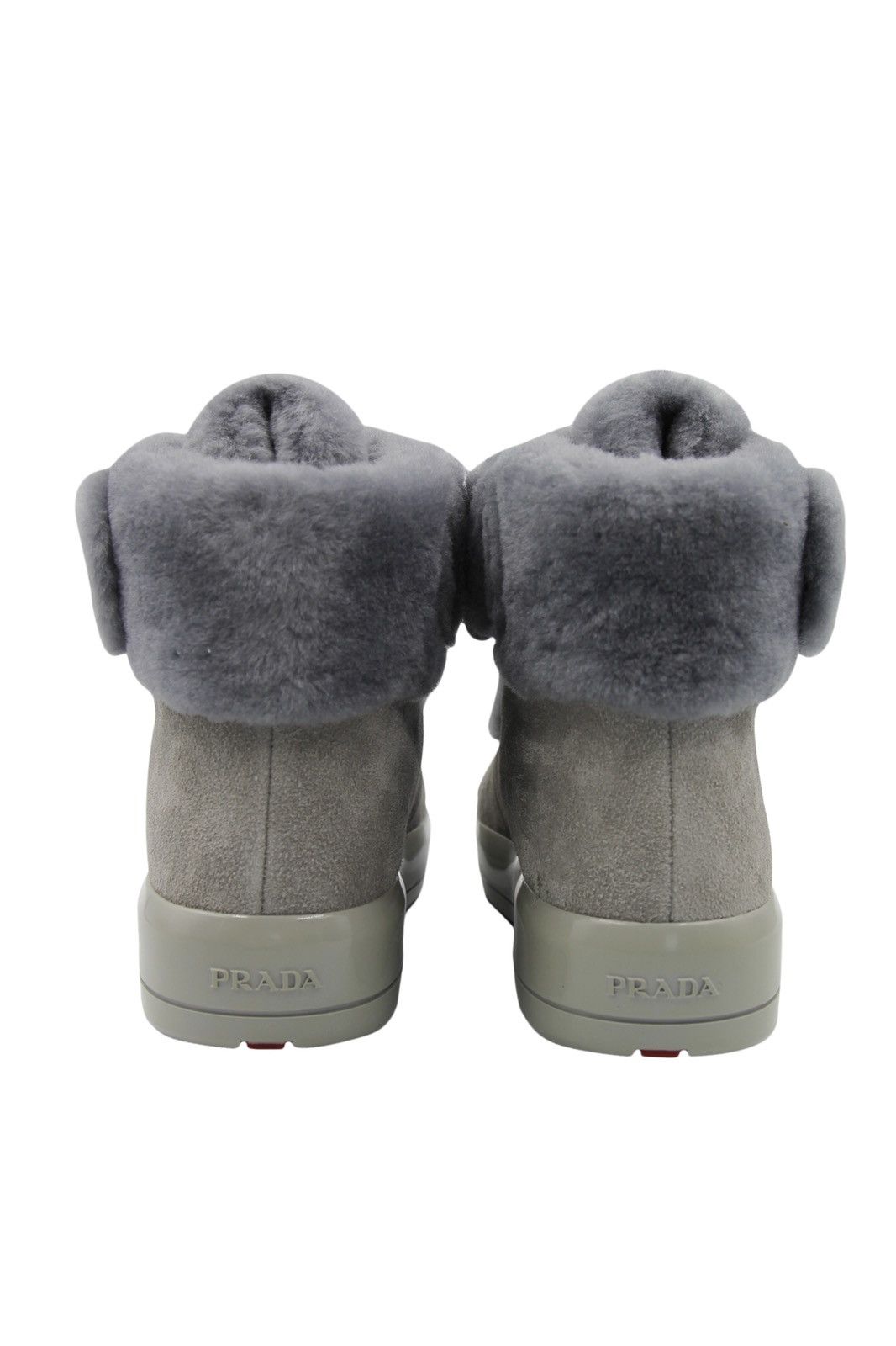 Prada 🐇 Fur & Suede Boots Size US 7.5 / EU 40-41 - 4 Thumbnail