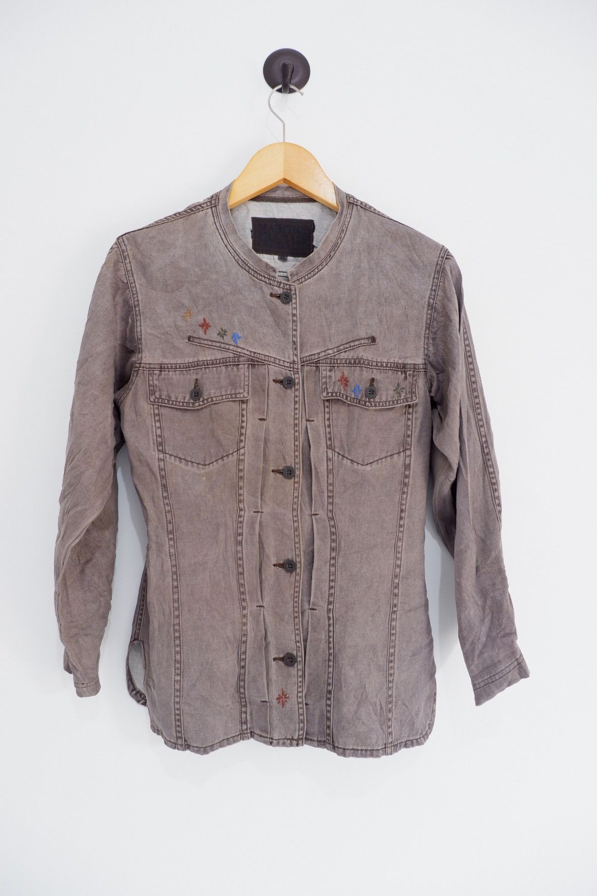 Marithe + Francois Girbaud Vintage Marithe Francois Girbaud Stone washed Shirt Size US S / EU 44-46 / 1 - 1 Thumbnail
