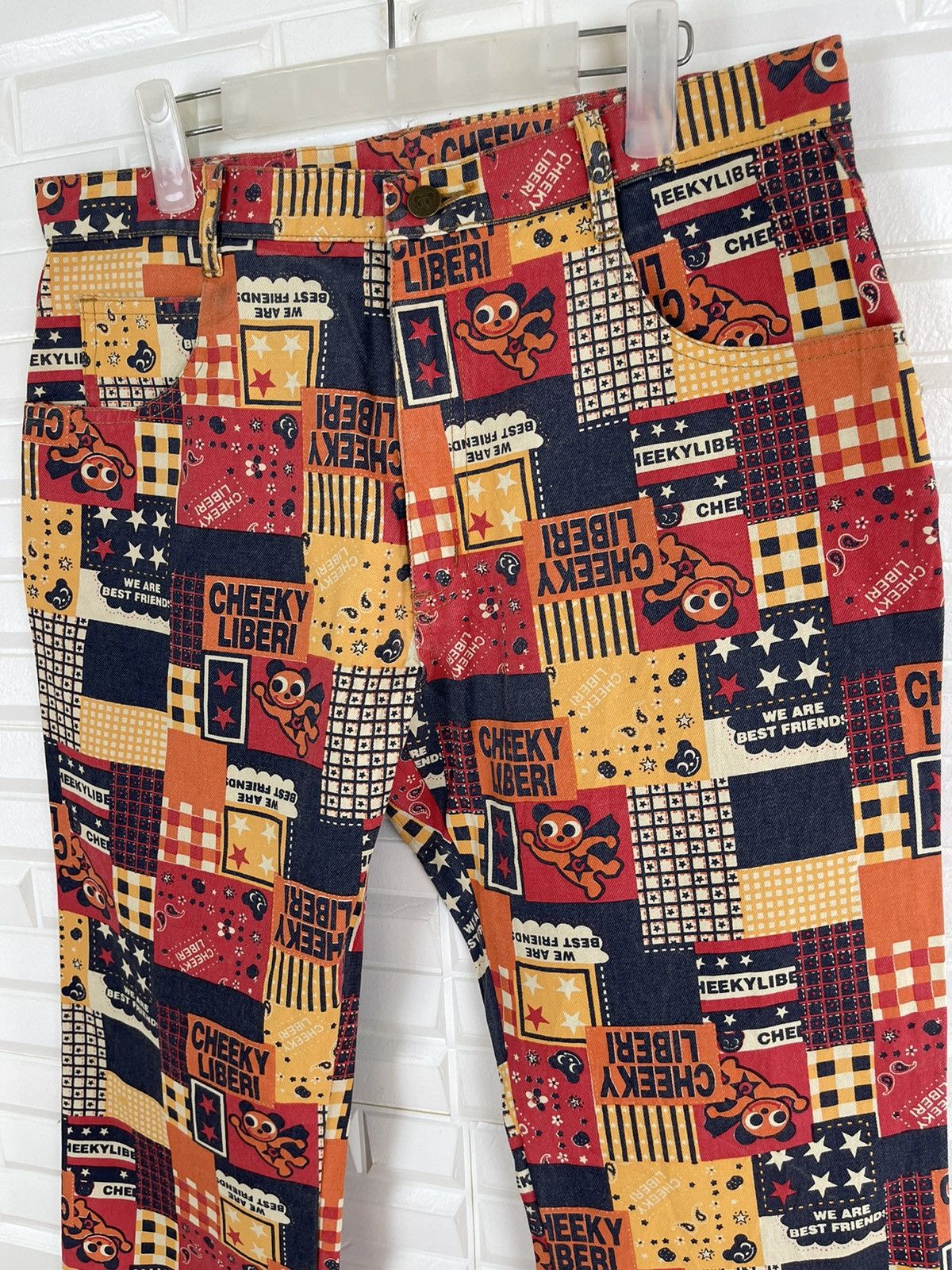 Japanese Brand Nice Overprint Cheeky Liberi Pants Size US 31 - 3 Thumbnail