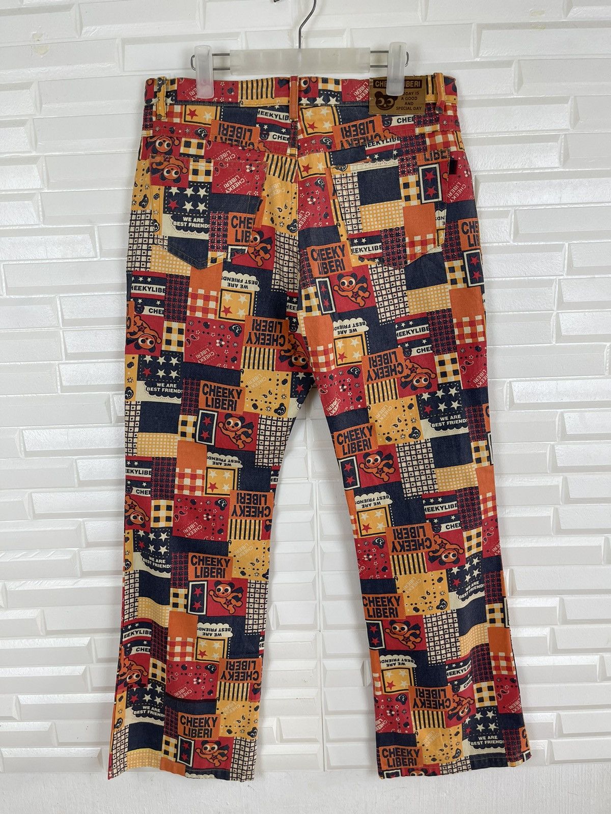 Japanese Brand Nice Overprint Cheeky Liberi Pants Size US 31 - 4 Thumbnail