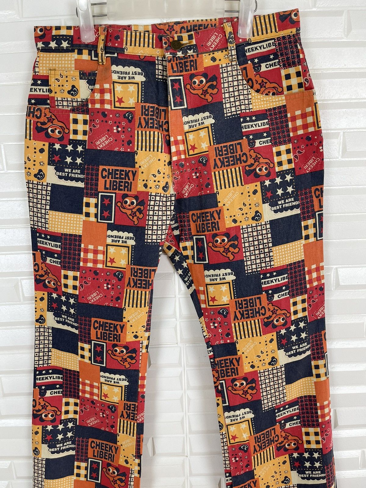 Japanese Brand Nice Overprint Cheeky Liberi Pants Size US 31 - 2 Thumbnail