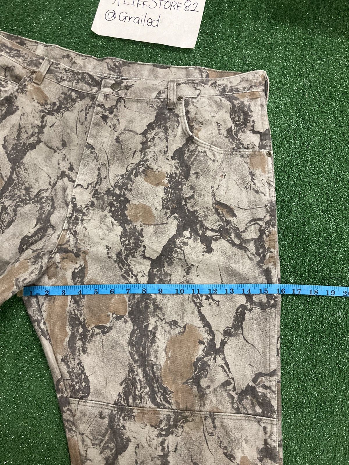 Vintage × Wrangler !LastDrop!Vintage Wrangler Camo Hunting Distressed Jeans Size US 42 / EU 58 - 5 Thumbnail