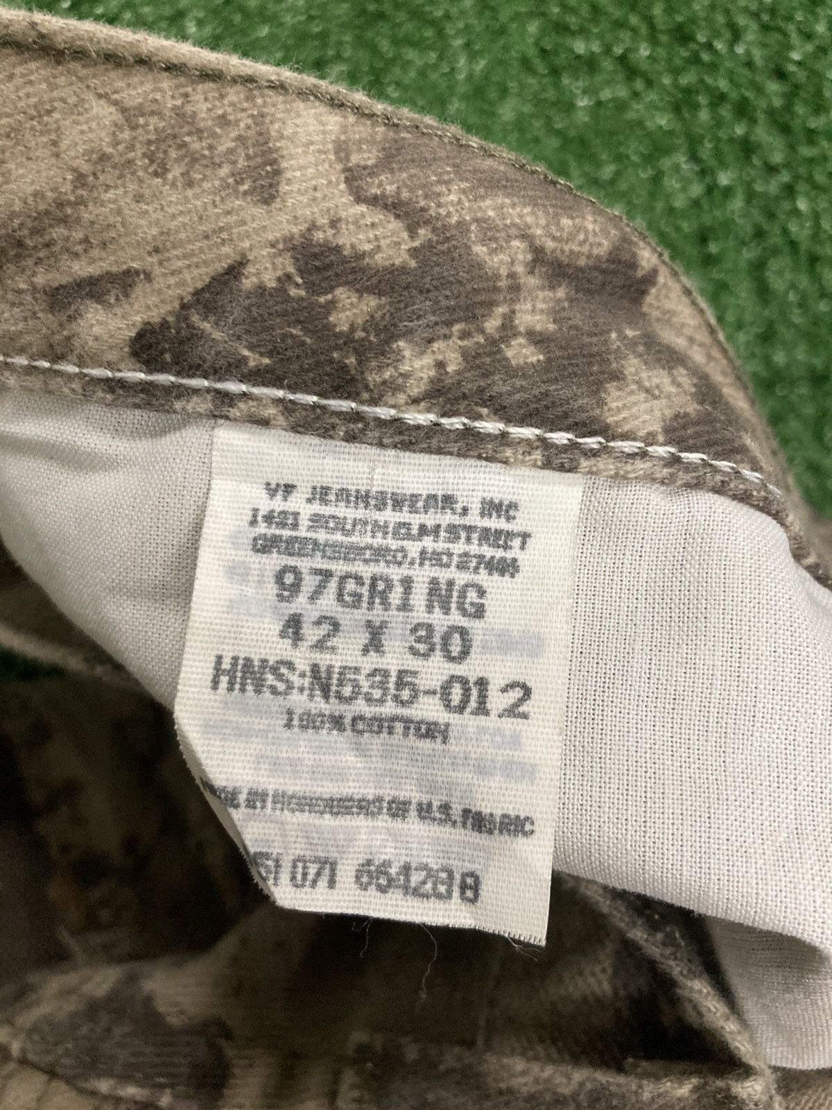 Vintage × Wrangler !LastDrop!Vintage Wrangler Camo Hunting Distressed Jeans Size US 42 / EU 58 - 11 Thumbnail